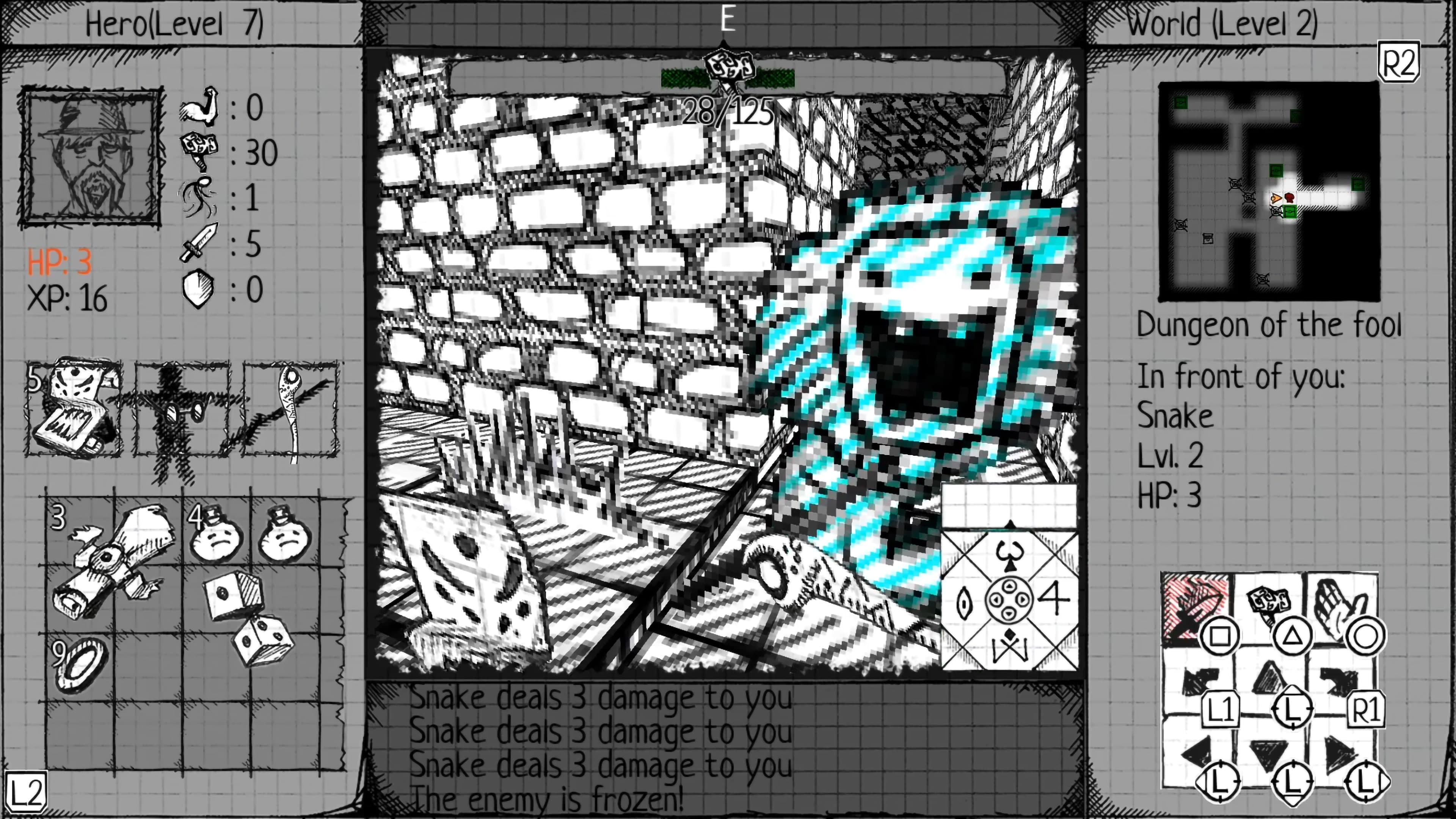Drawngeon: Dungeons of Ink and Paper: скриншот 5