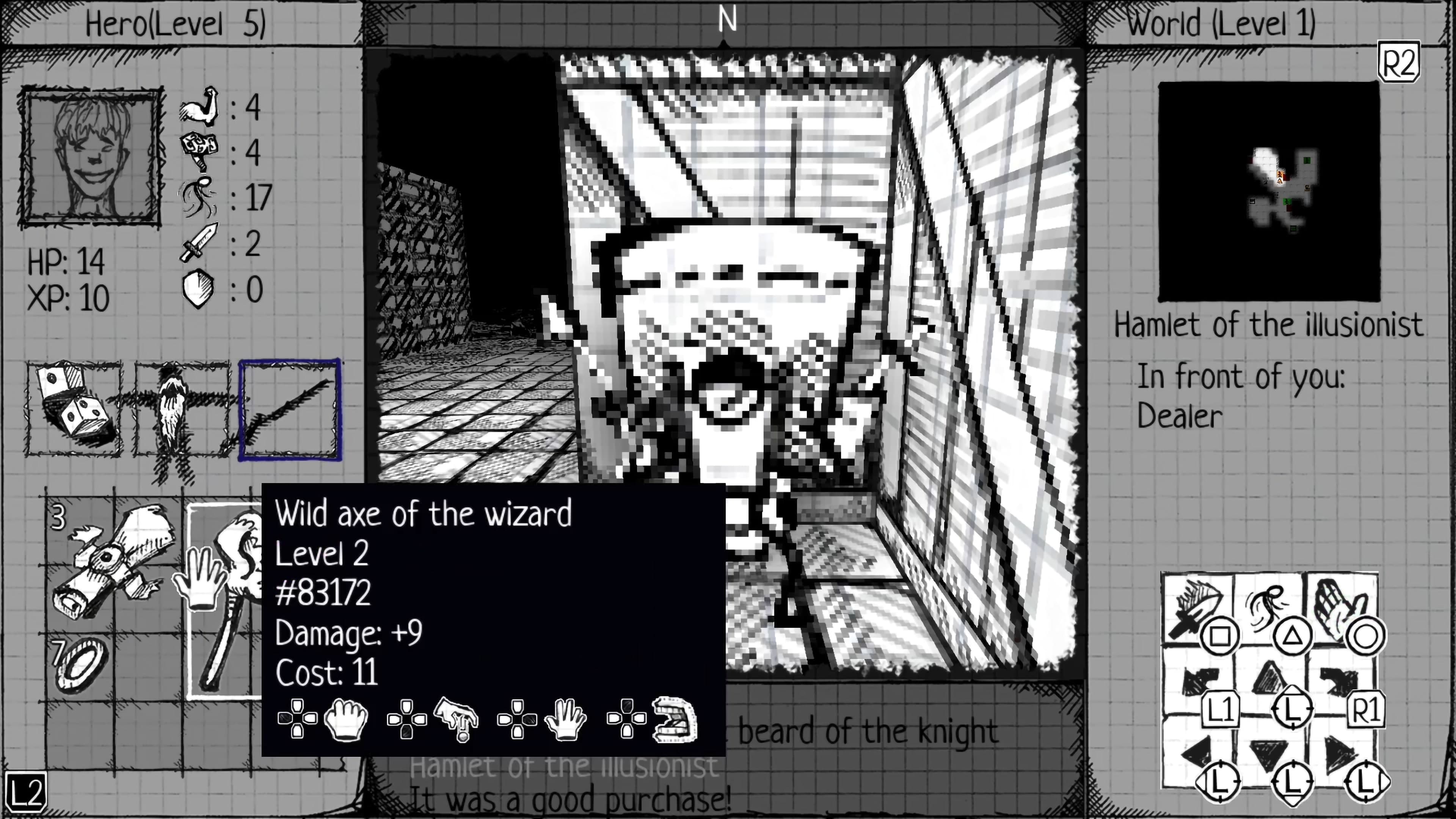 Drawngeon: Dungeons of Ink and Paper: скриншот 4