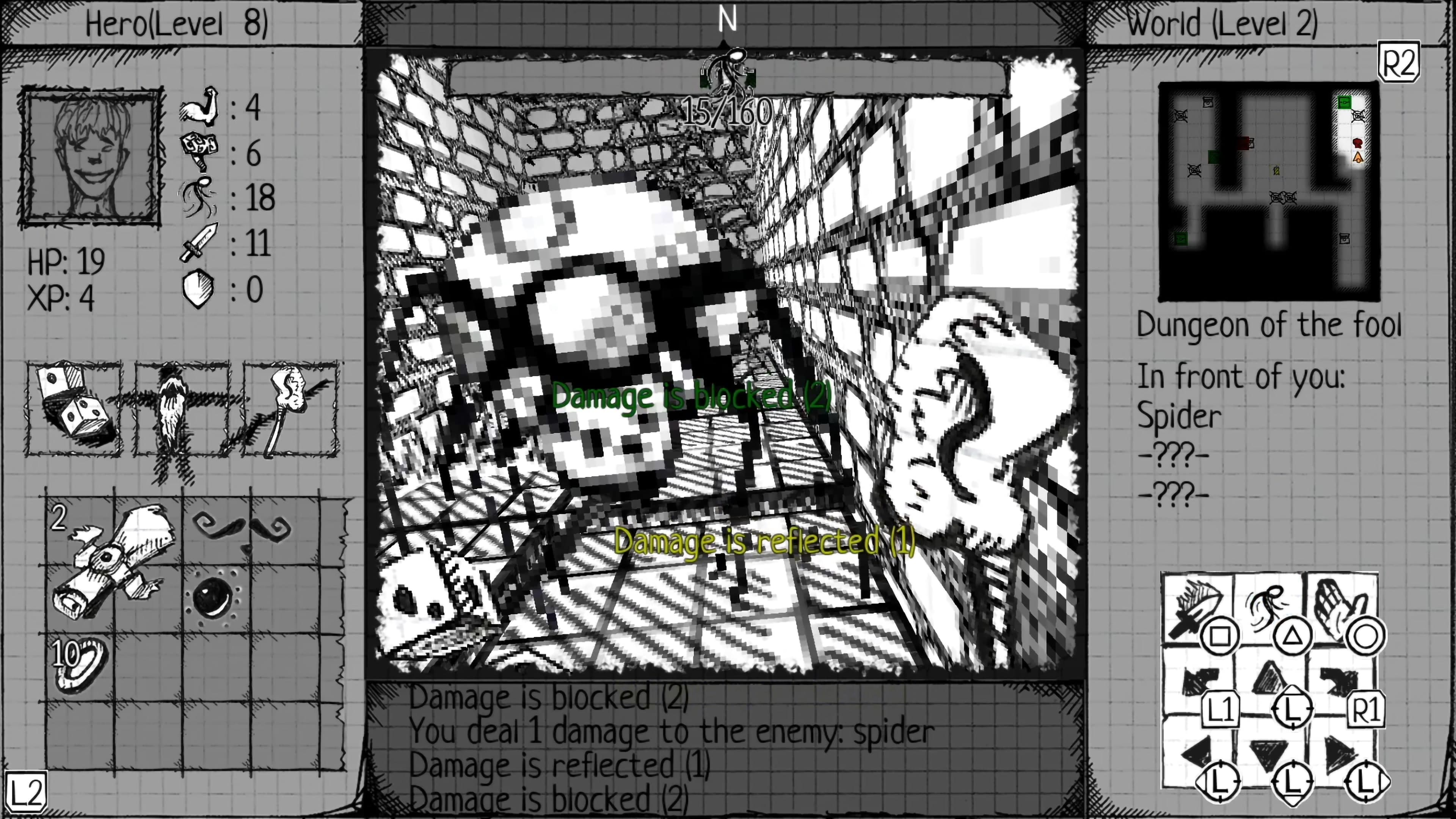 Drawngeon: Dungeons of Ink and Paper: скриншот 3
