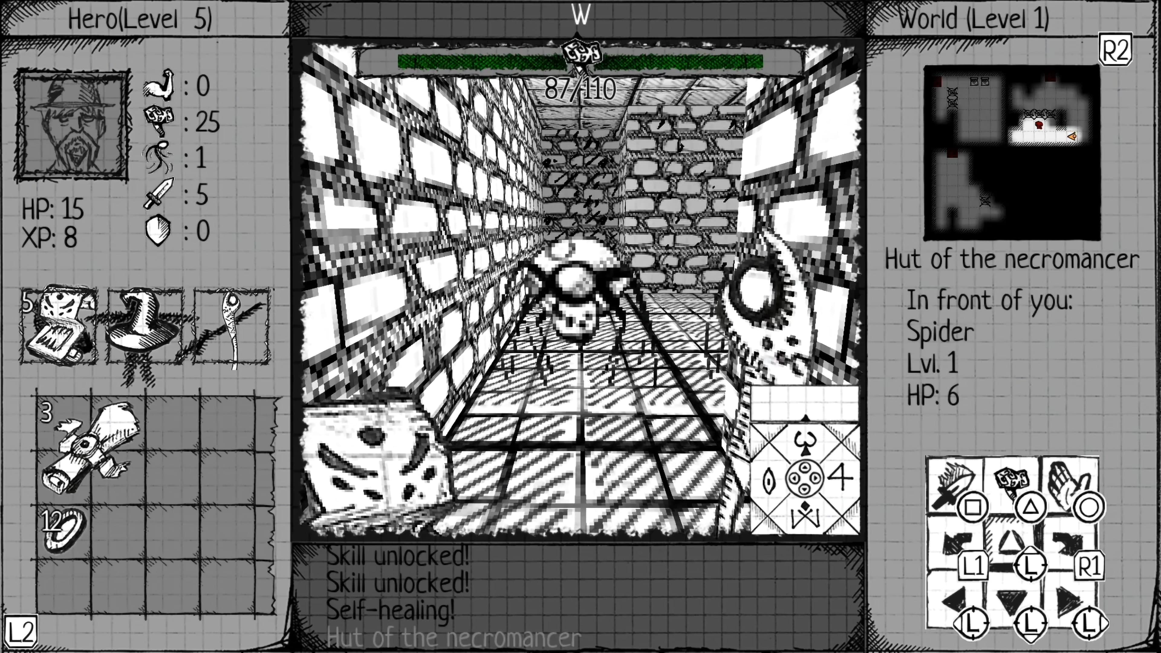 Drawngeon: Dungeons of Ink and Paper: скриншот 7