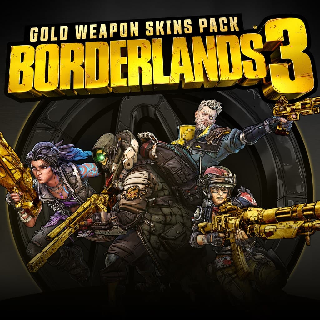 Borderlands 3 Gold Weapon Skins Pack PS4 & PS5