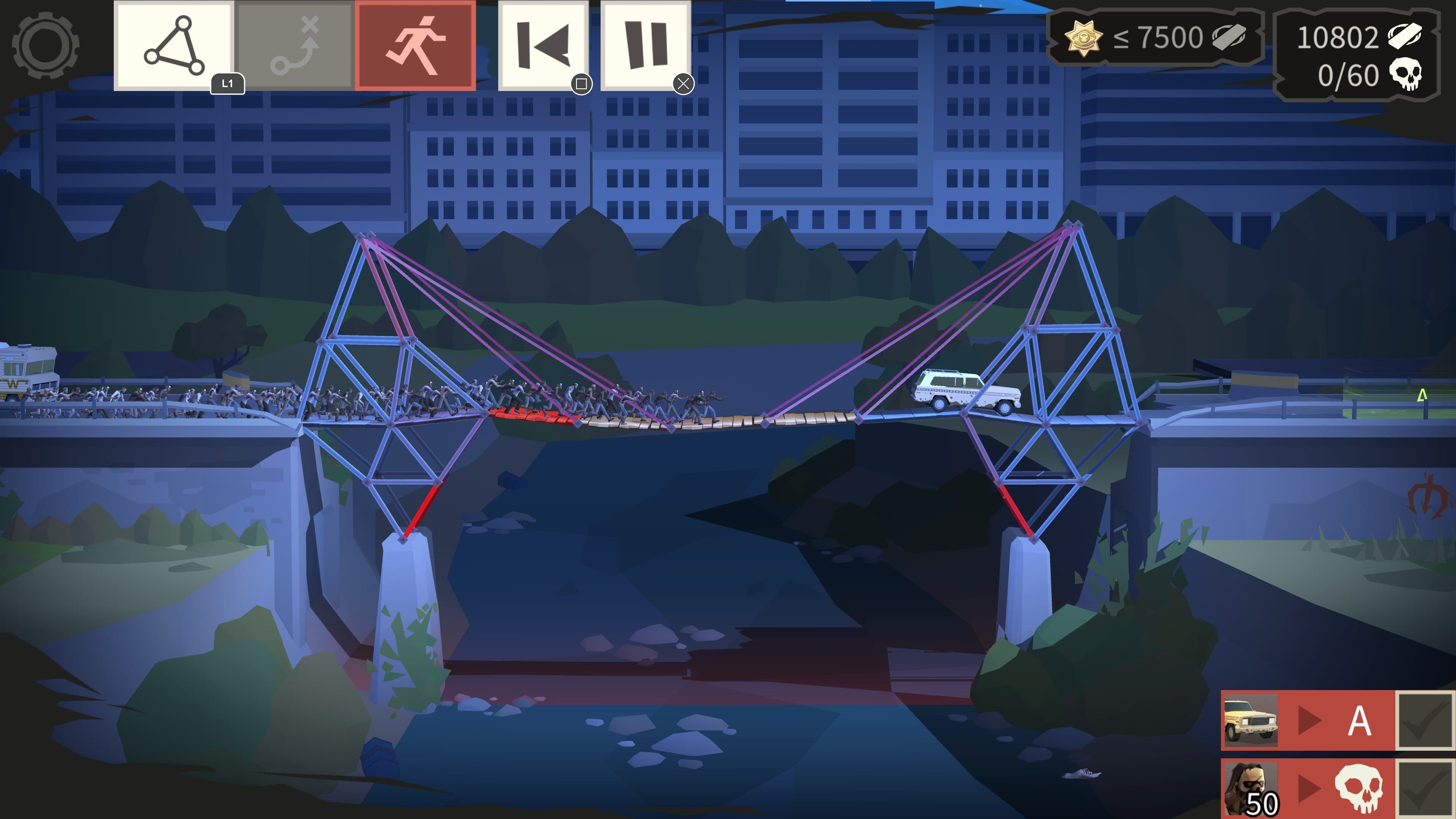 Bridge Constructor: The Walking Dead: скриншот 5