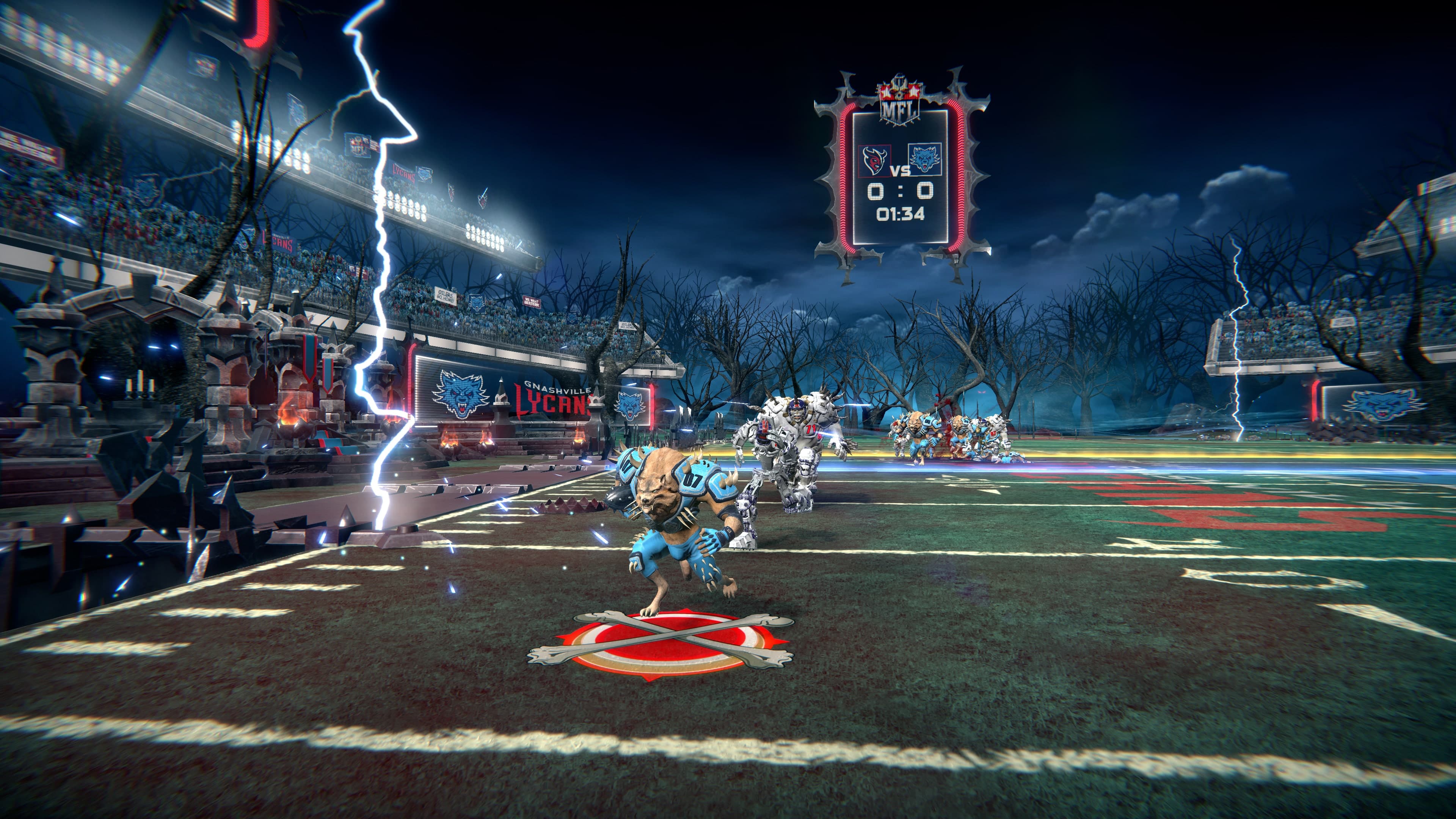 Mutant Football League - Gnashville Lycans: скриншот 7