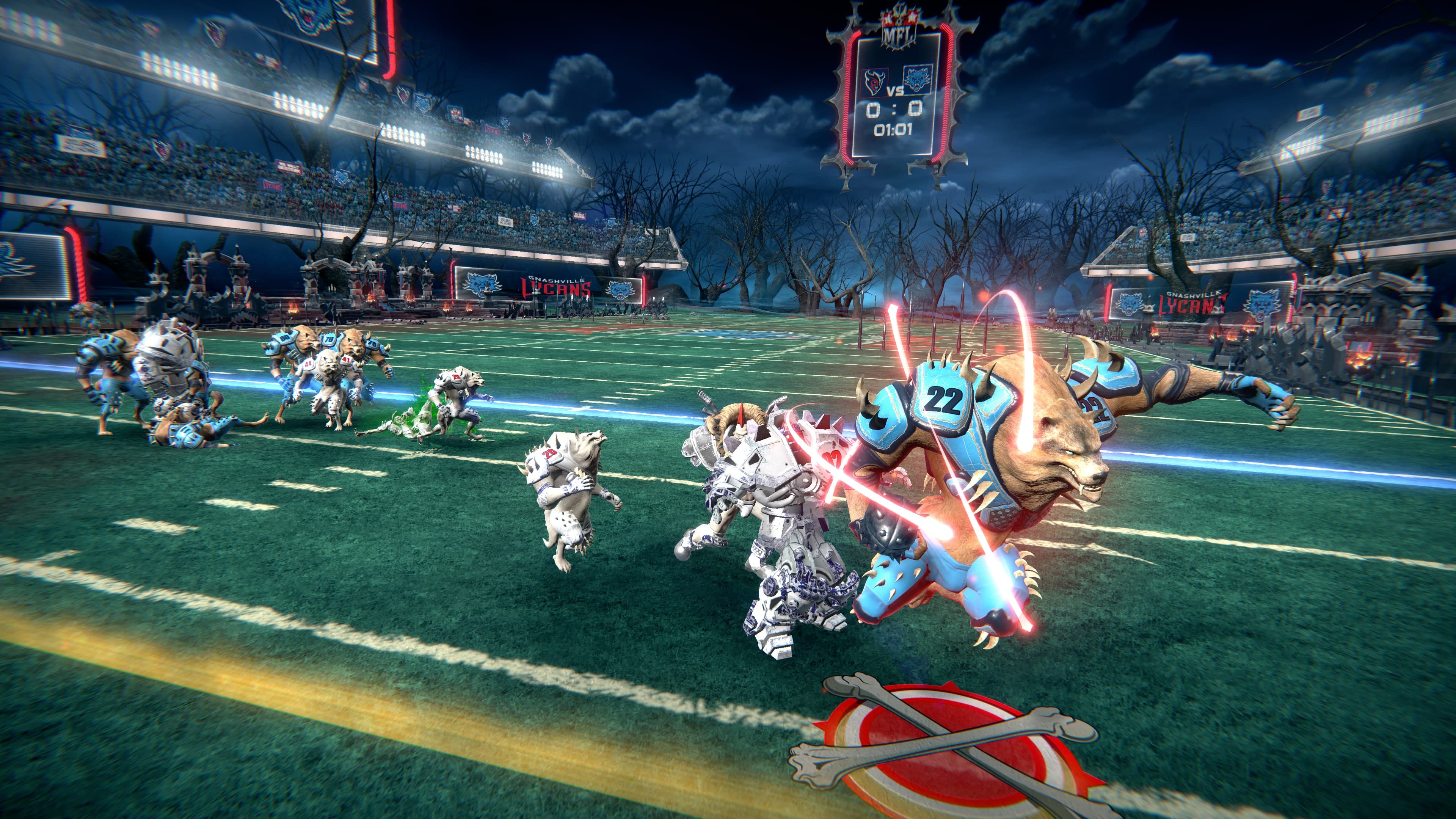 Mutant Football League - Gnashville Lycans: скриншот 4