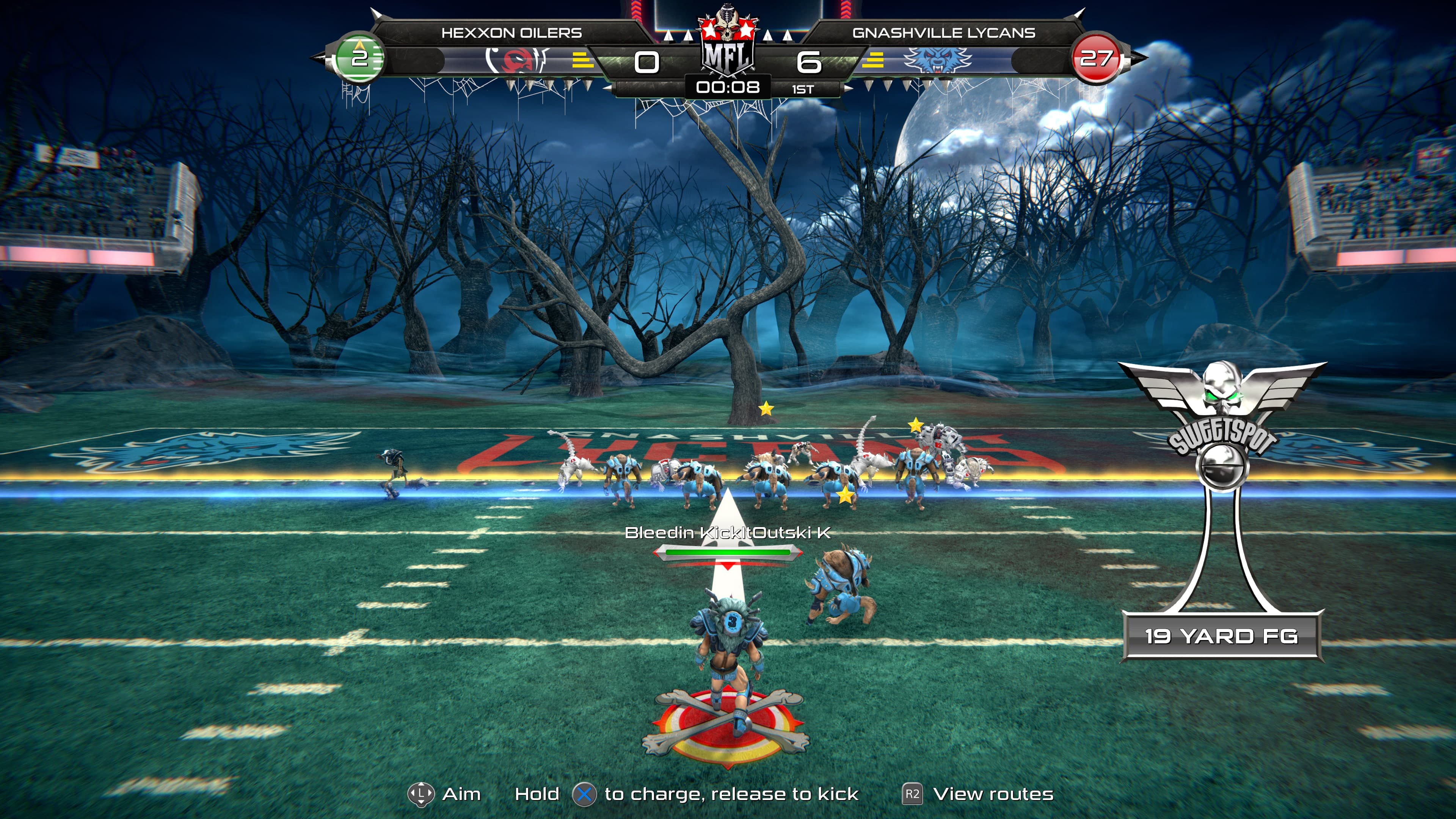 Mutant Football League - Gnashville Lycans: скриншот 3