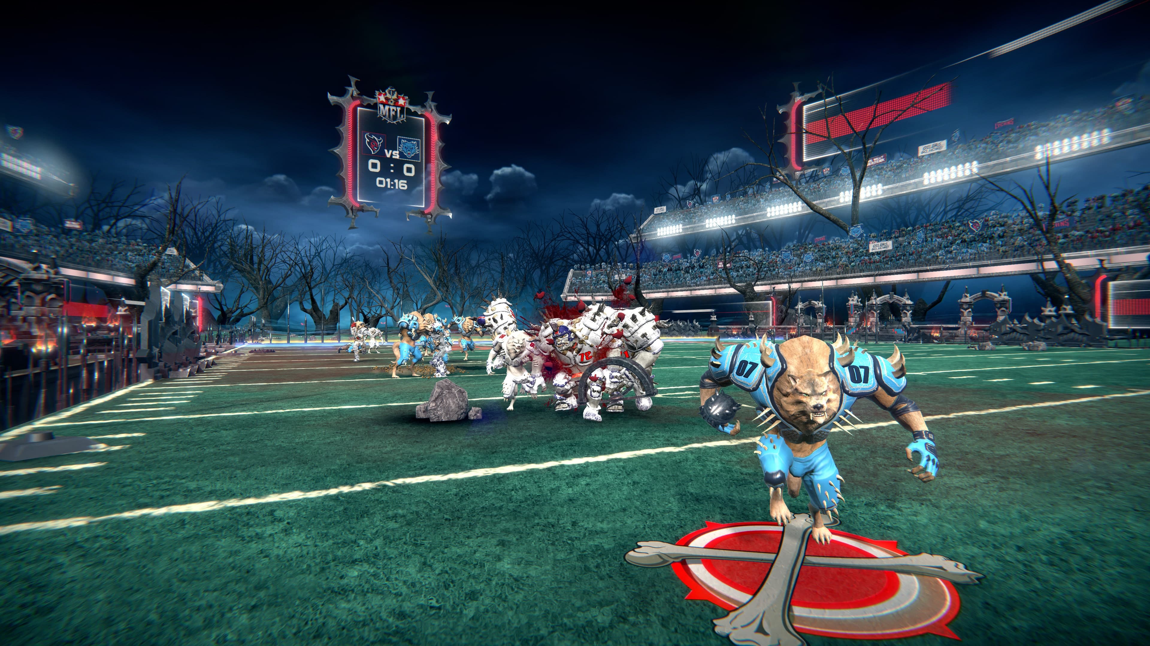 Mutant Football League - Gnashville Lycans: скриншот 9
