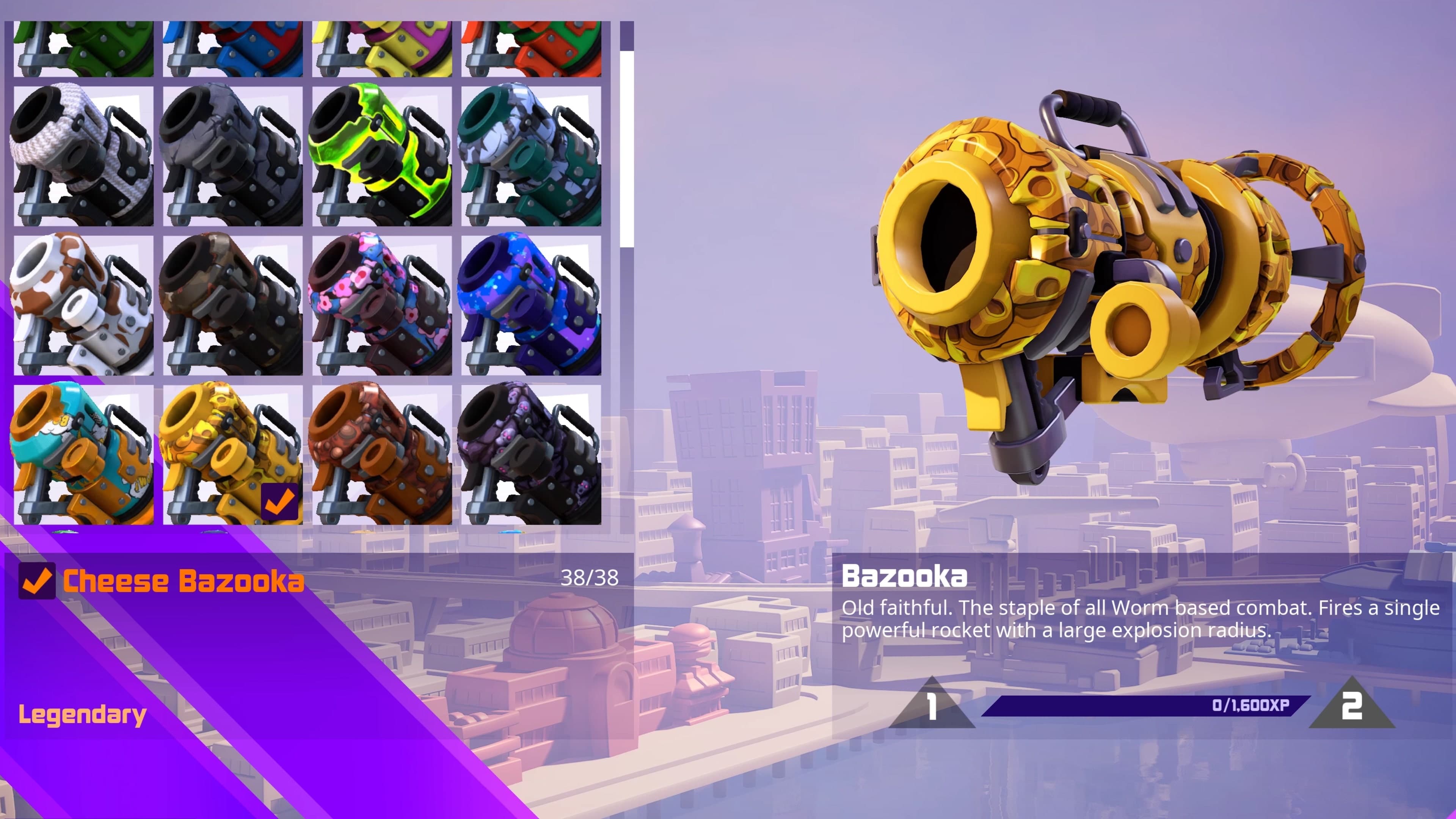 Worms Rumble - Armageddon Weapon Skin Pack: скриншот 3