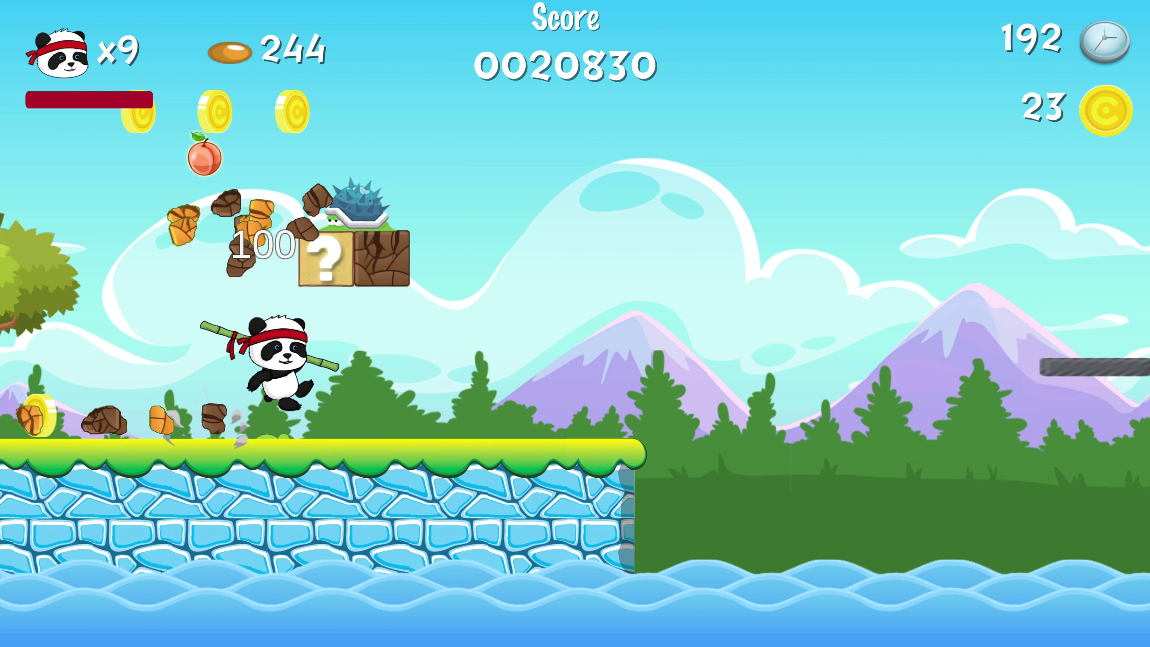 Panda Hero Remastered: скриншот 1
