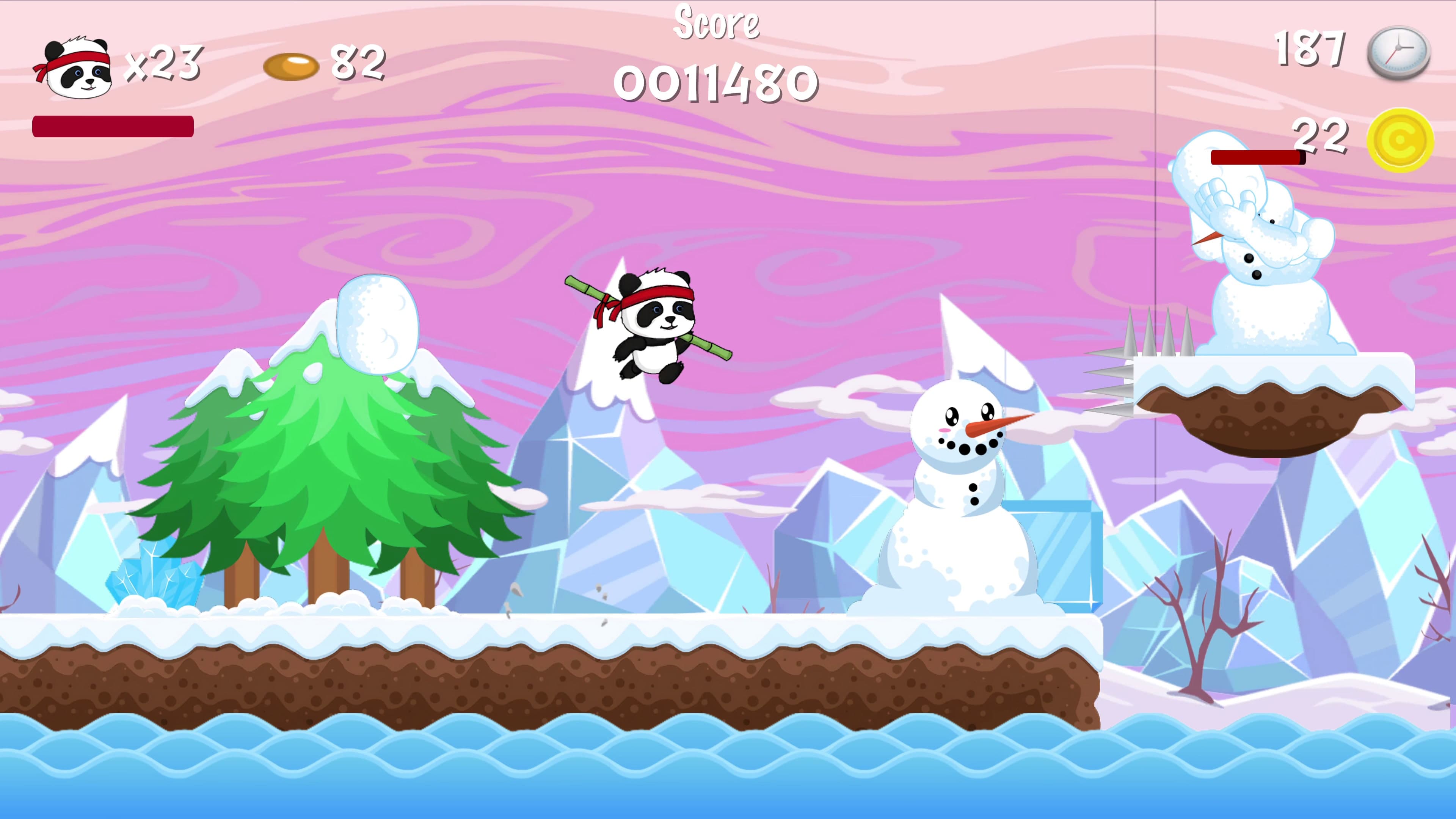 Panda Hero Remastered: скриншот 2