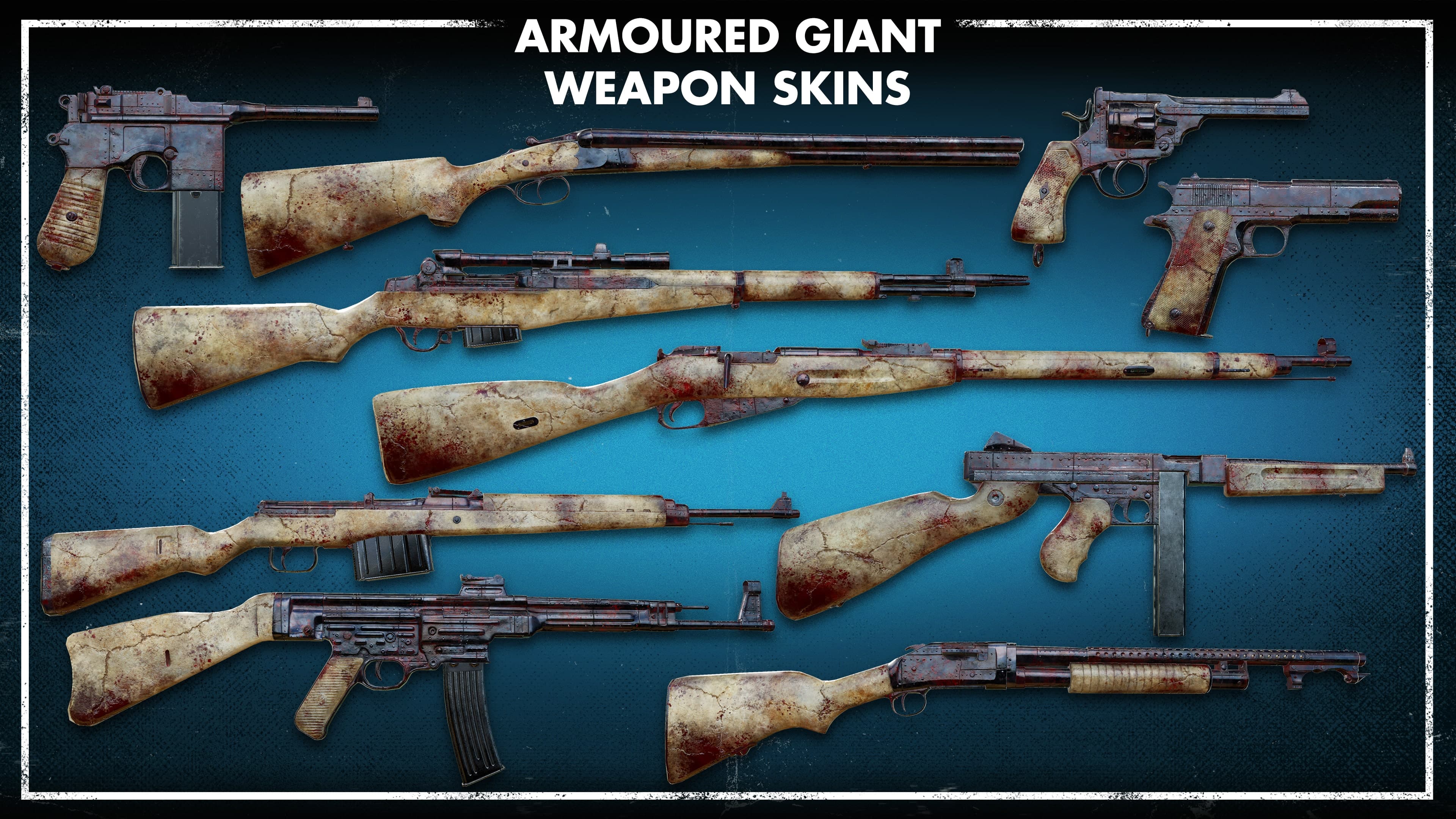 Zombie Army 4: Armoured Giant Weapon Skins: скриншот 5
