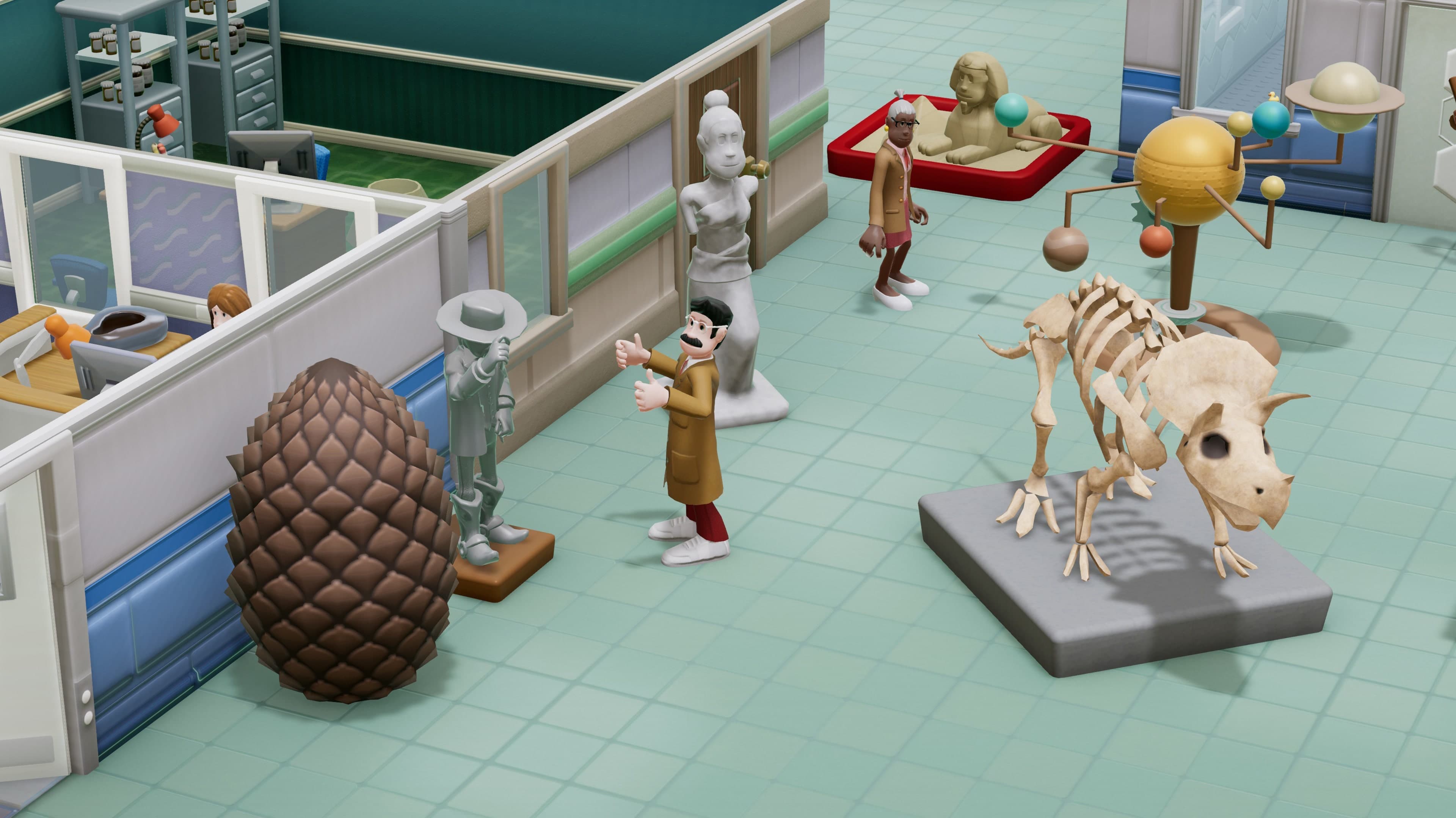 Two Point Hospital: Exhibition Items Pack: скриншот 3