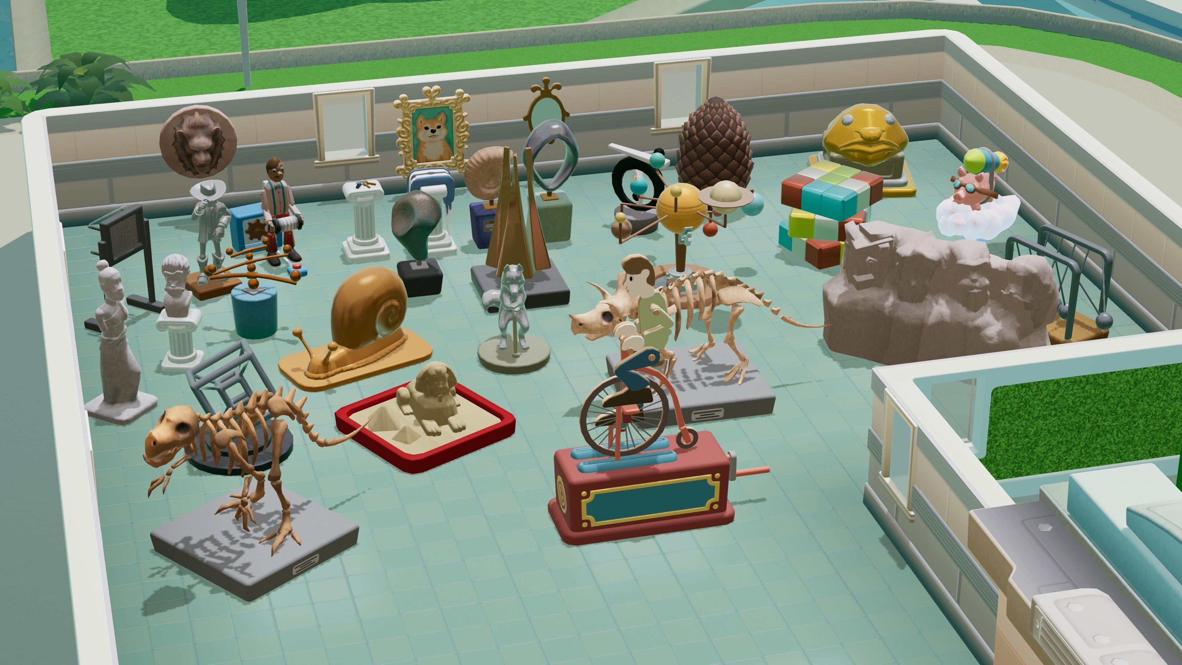 Two Point Hospital: Exhibition Items Pack: скриншот 4