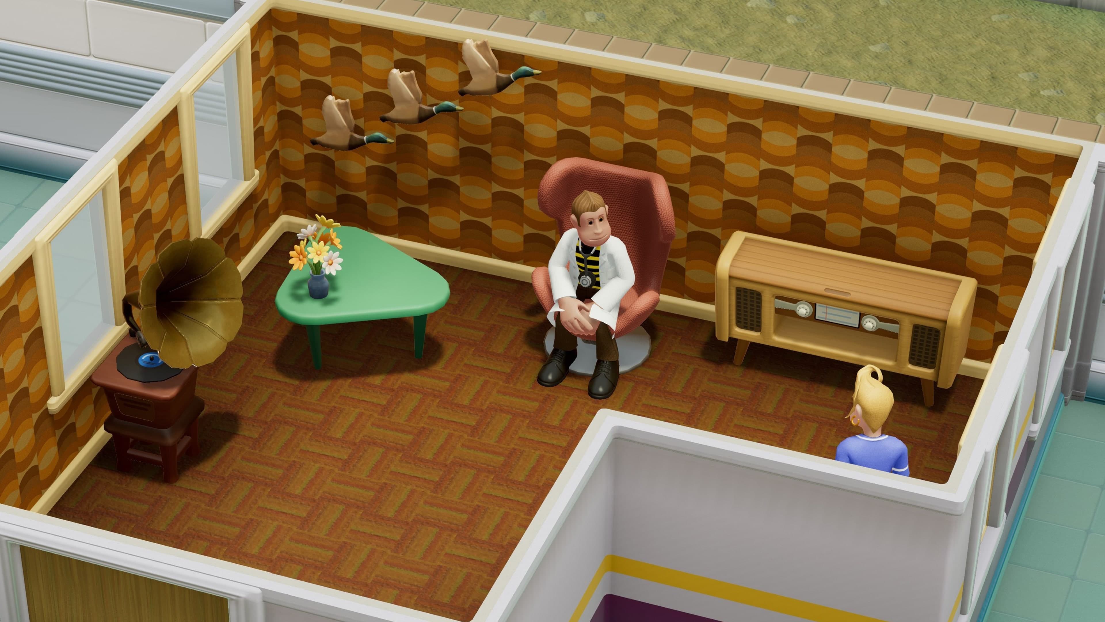 Two Point Hospital: Retro Items Pack: скриншот 1