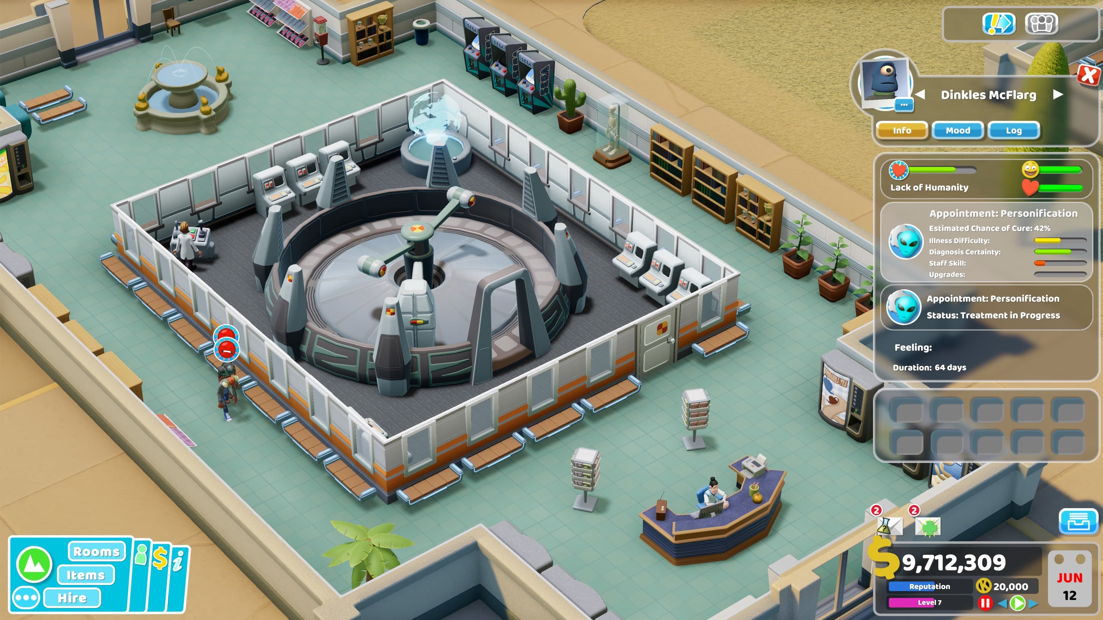 Two Point Hospital: Close Encounters: скриншот 2