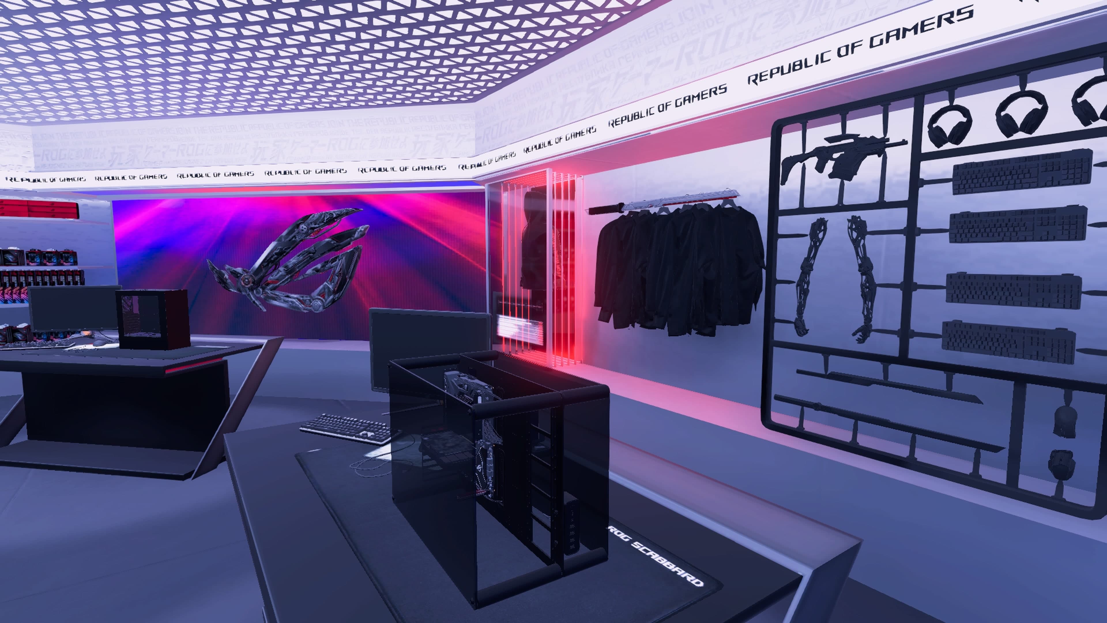 PC Building Simulator Republic of Gamers Workshop: скриншот 3