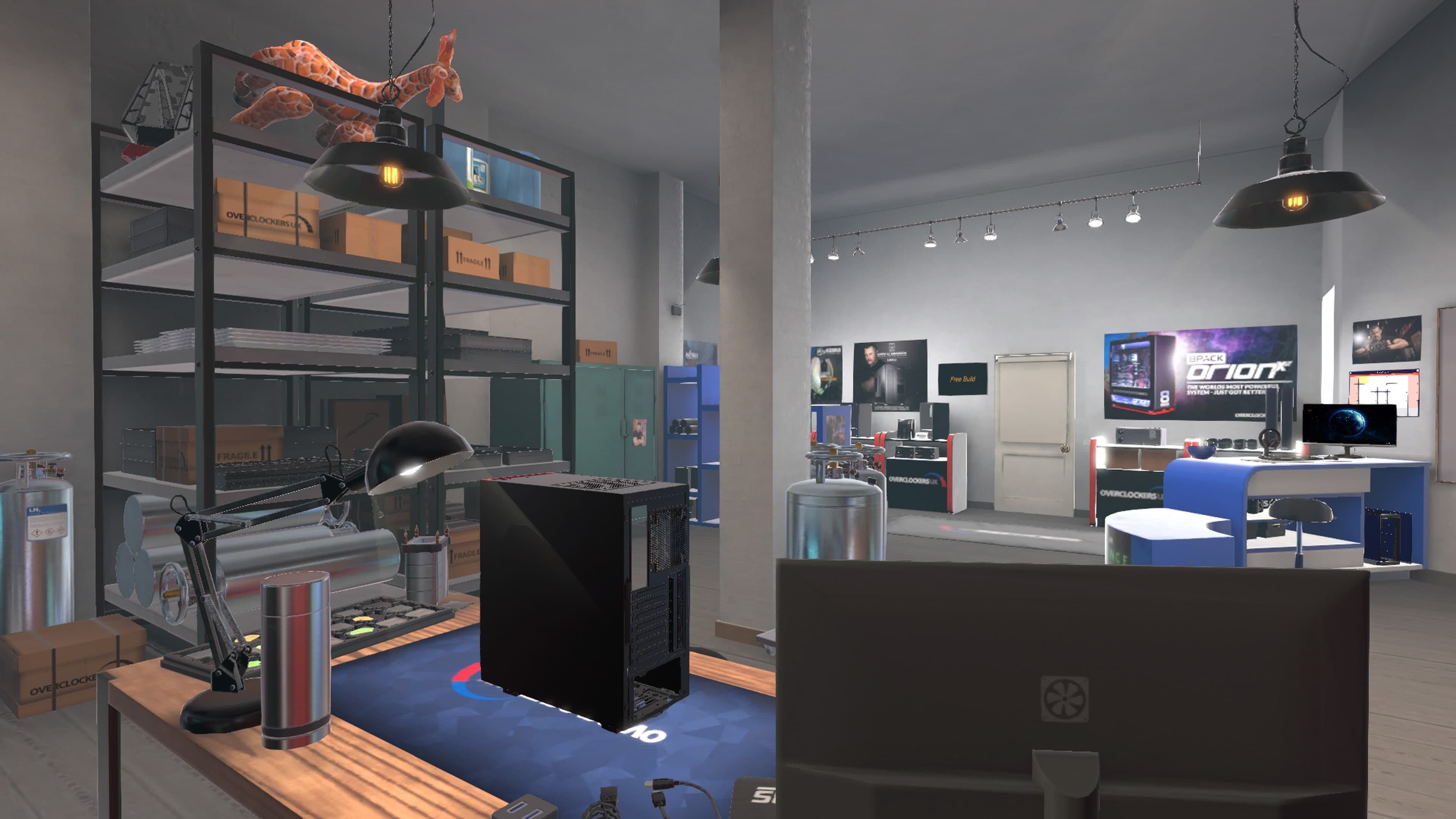 PC Building Simulator Overclockers UK Workshop: скриншот 6
