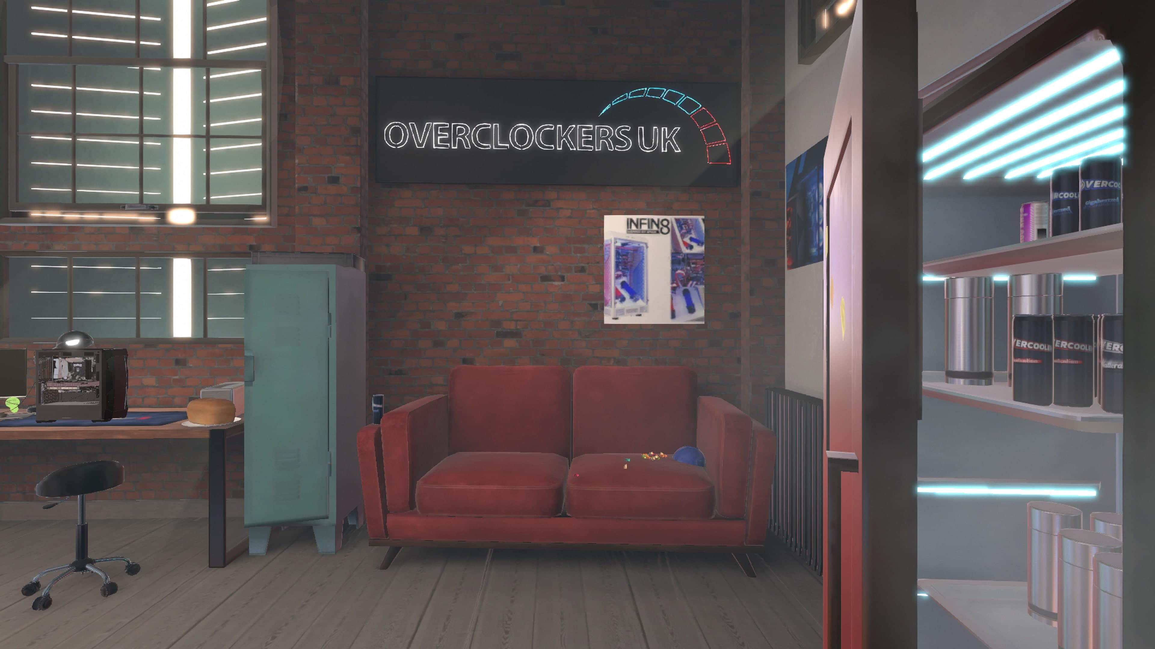 PC Building Simulator Overclockers UK Workshop: скриншот 1