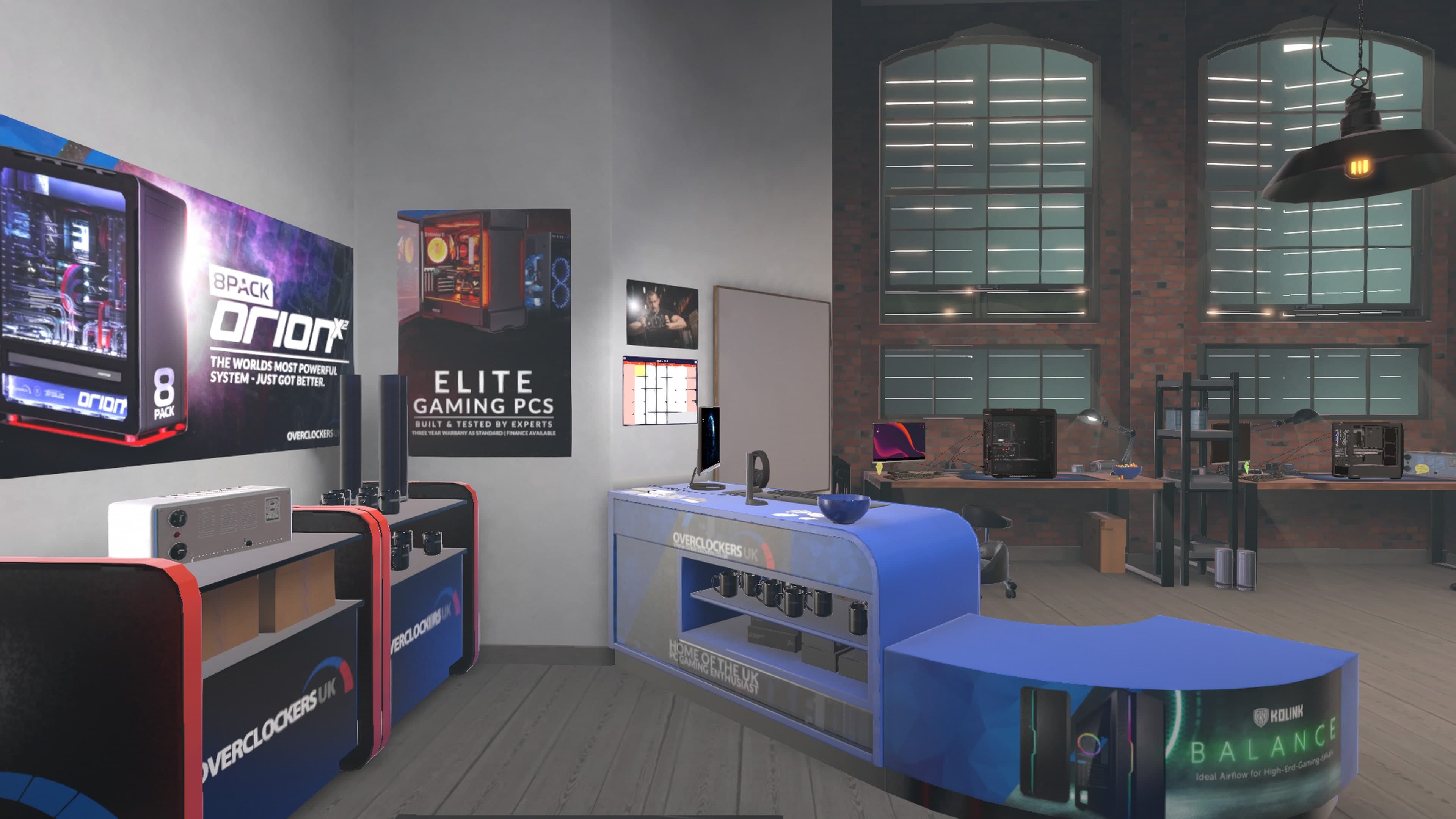 PC Building Simulator Overclockers UK Workshop: скриншот 5