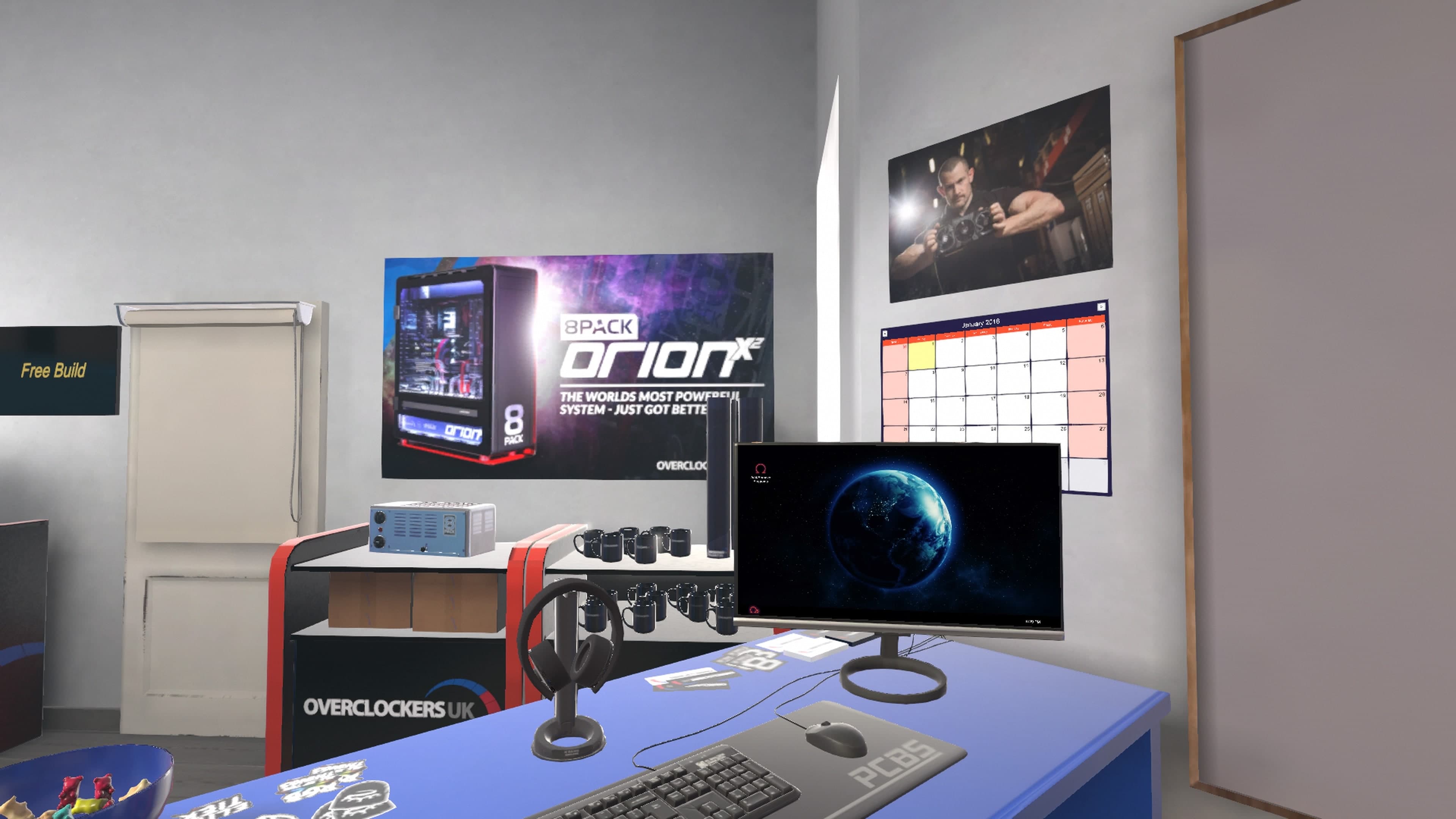 PC Building Simulator Overclockers UK Workshop: скриншот 4