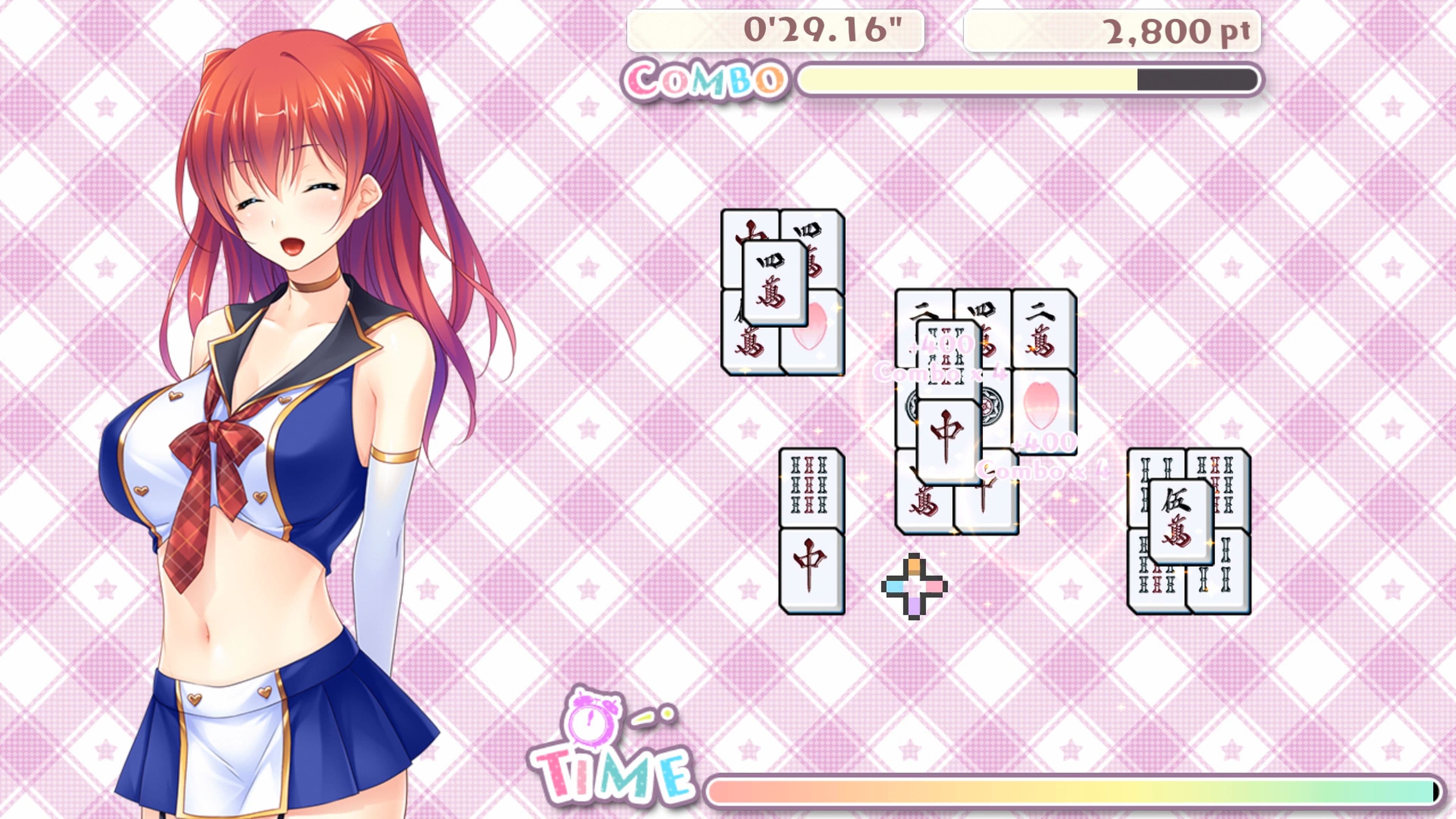 Delicious! Pretty Girls Mahjong Solitaire: скриншот 9