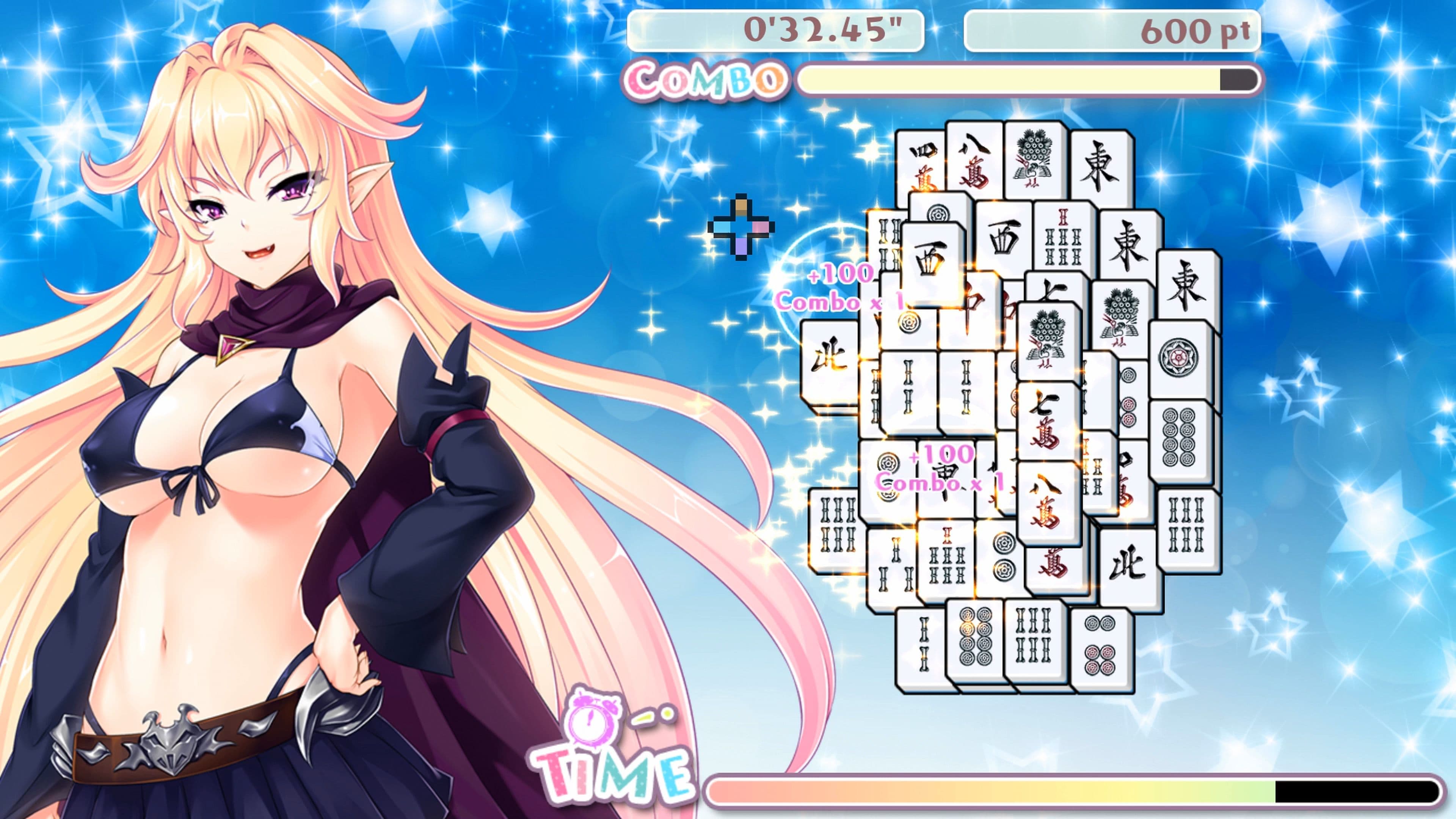 Delicious! Pretty Girls Mahjong Solitaire: скриншот 7
