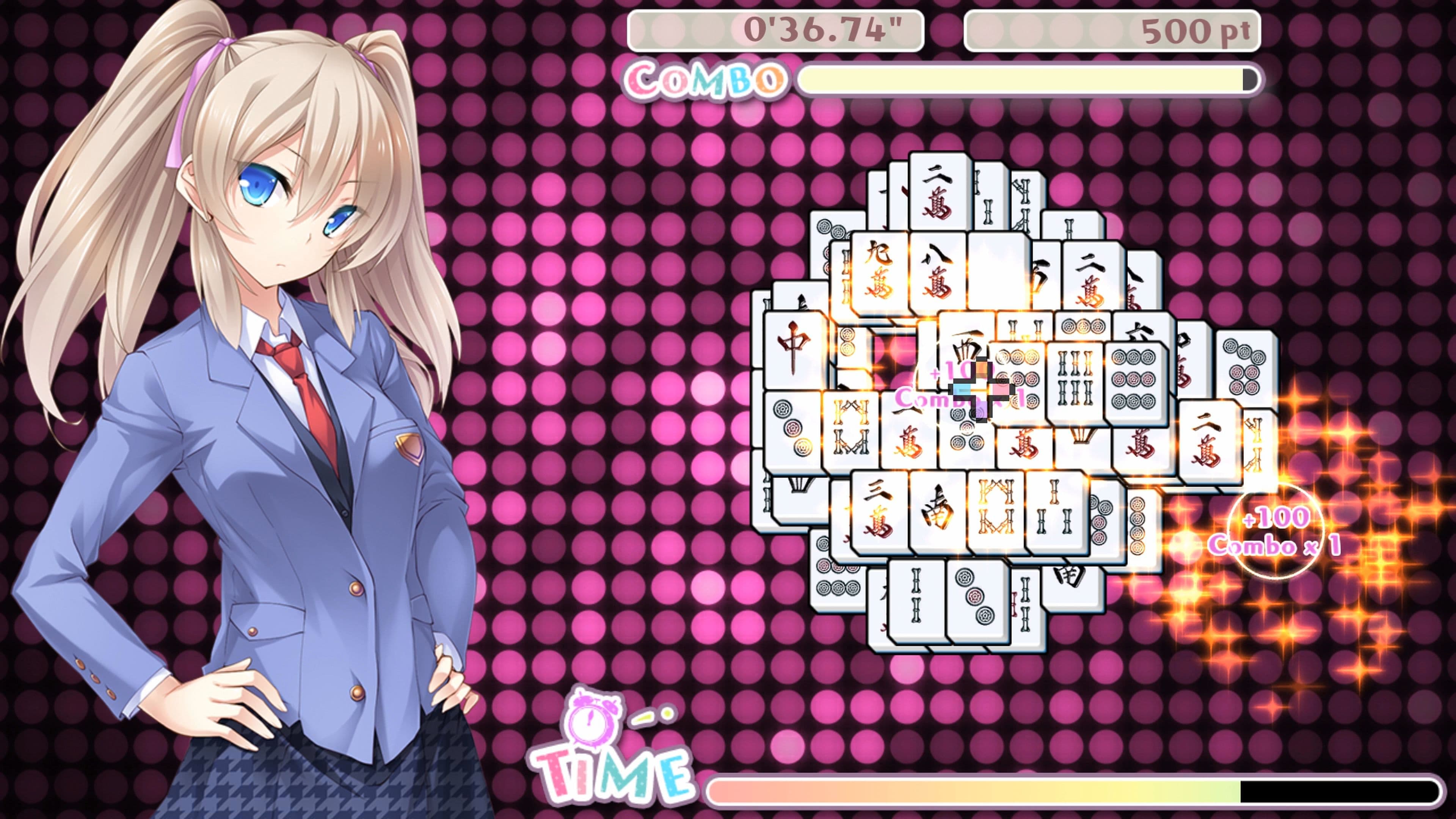 Delicious! Pretty Girls Mahjong Solitaire: скриншот 5