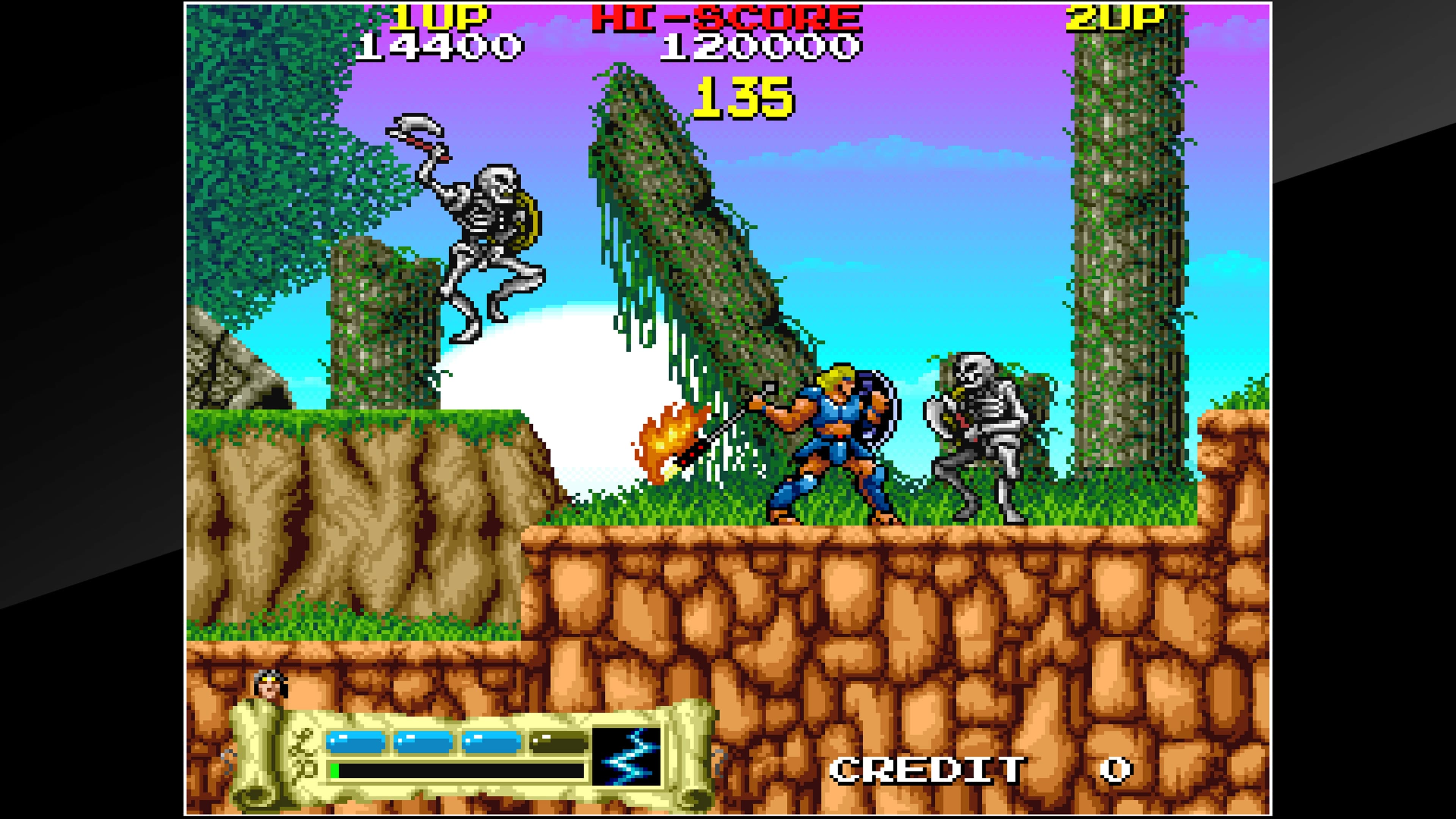 Arcade Archives THE ASTYANAX: скриншот 9