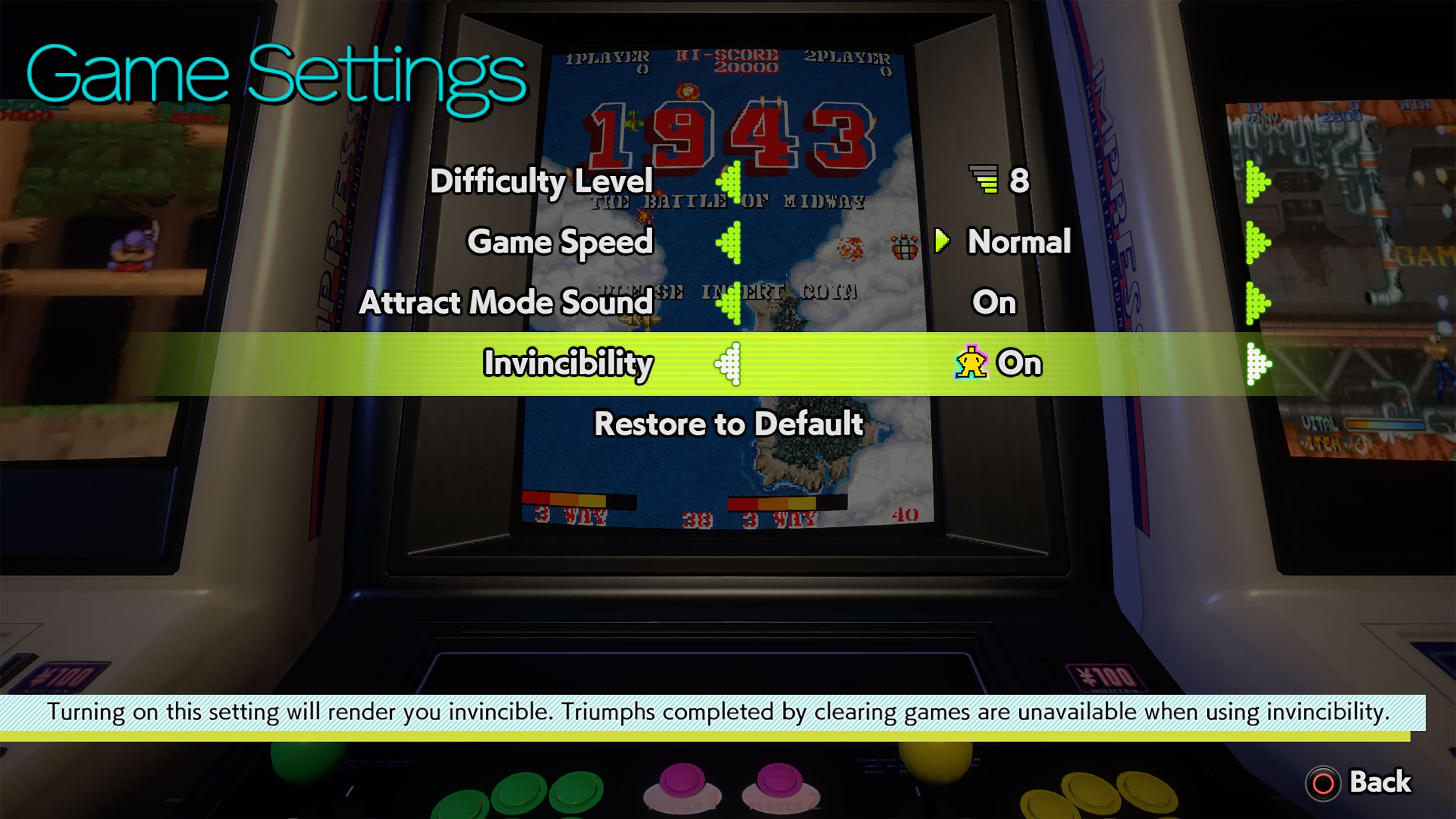 Capcom Arcade Stadium: Invincibility: скриншот 1
