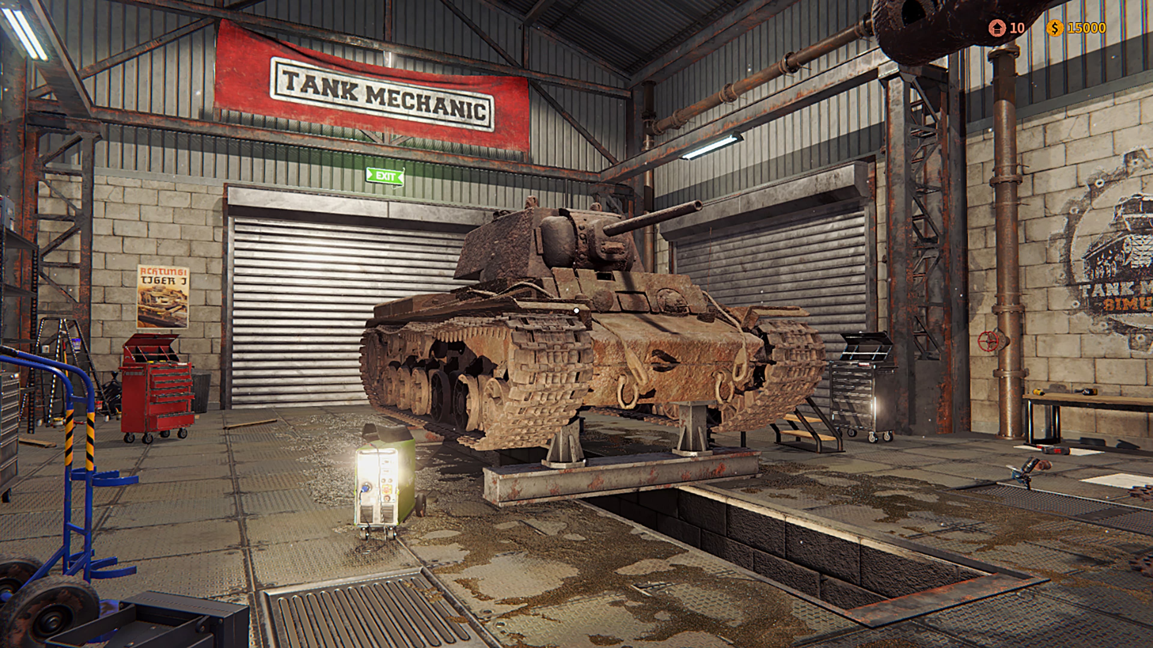 Tank Mechanic Simulator: скриншот 5
