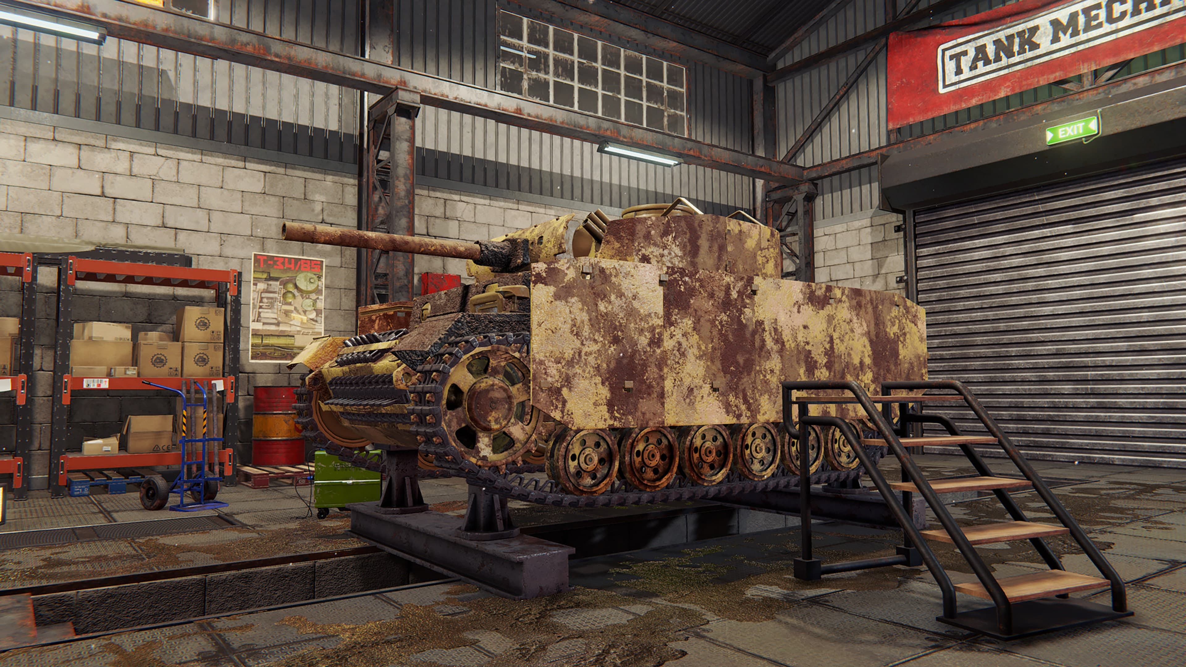 Tank Mechanic Simulator: скриншот 8