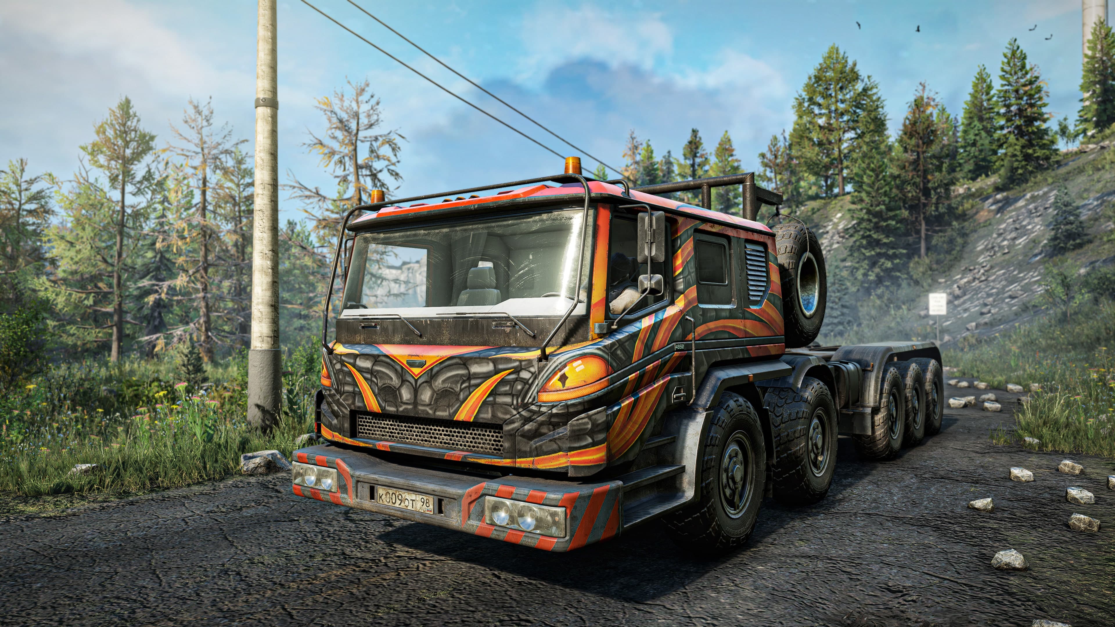SnowRunner - Burning Bright Vinyl Wrap Pack: скриншот 2