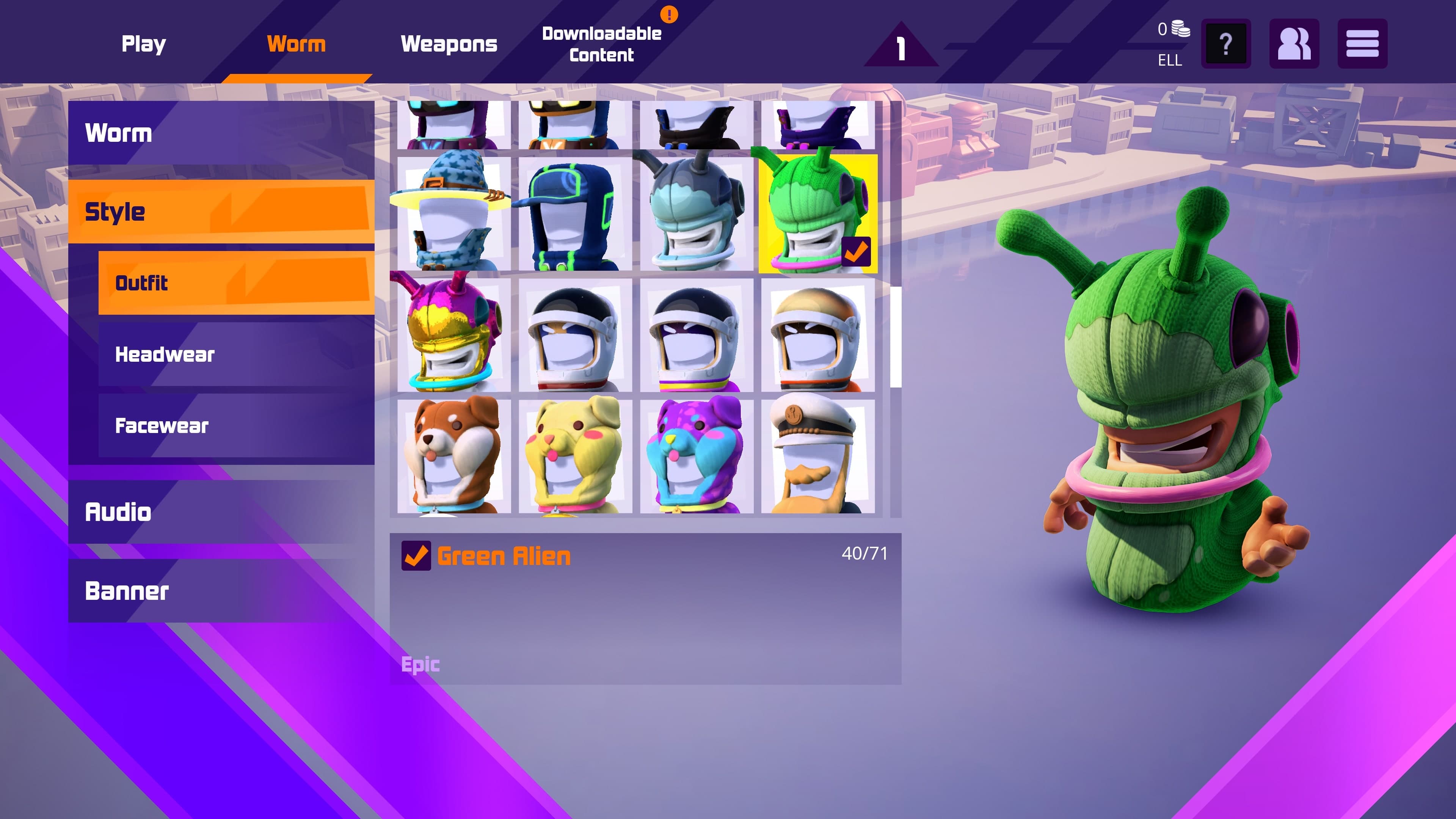 Worms Rumble - Spaceworm and Alien Double Pack: скриншот 3