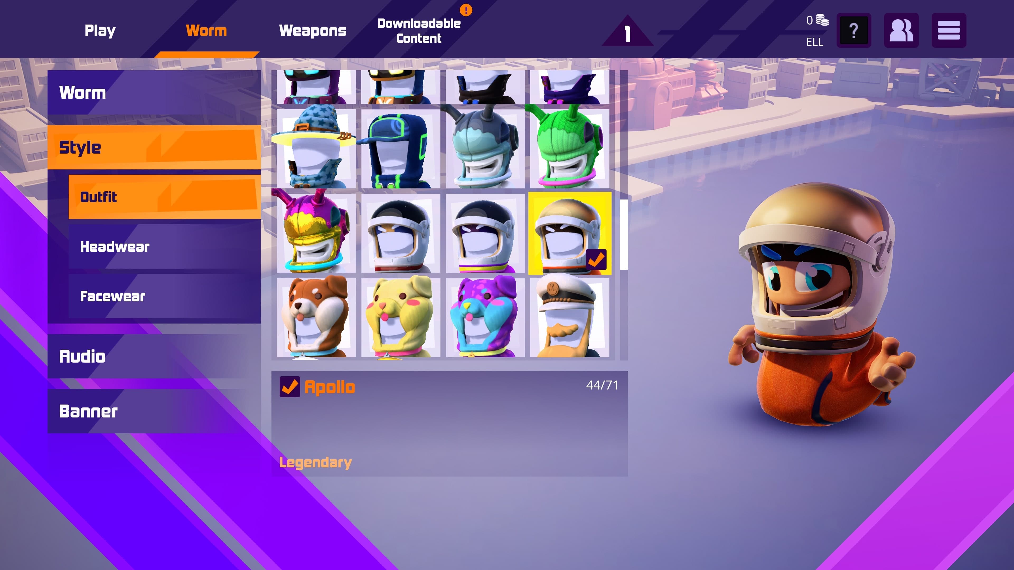 Worms Rumble - Spaceworm and Alien Double Pack: скриншот 1