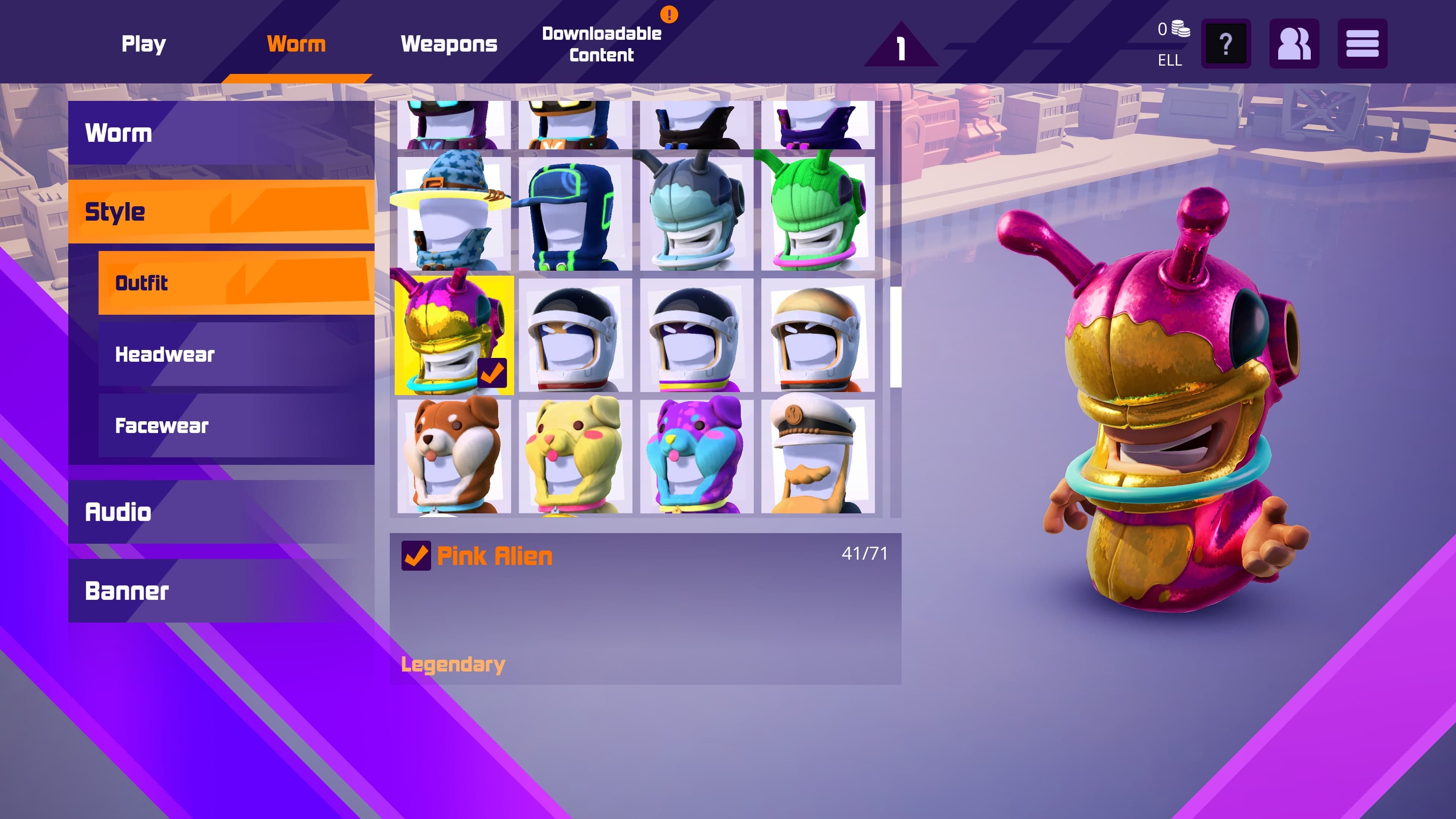 Worms Rumble - Spaceworm and Alien Double Pack: скриншот 5