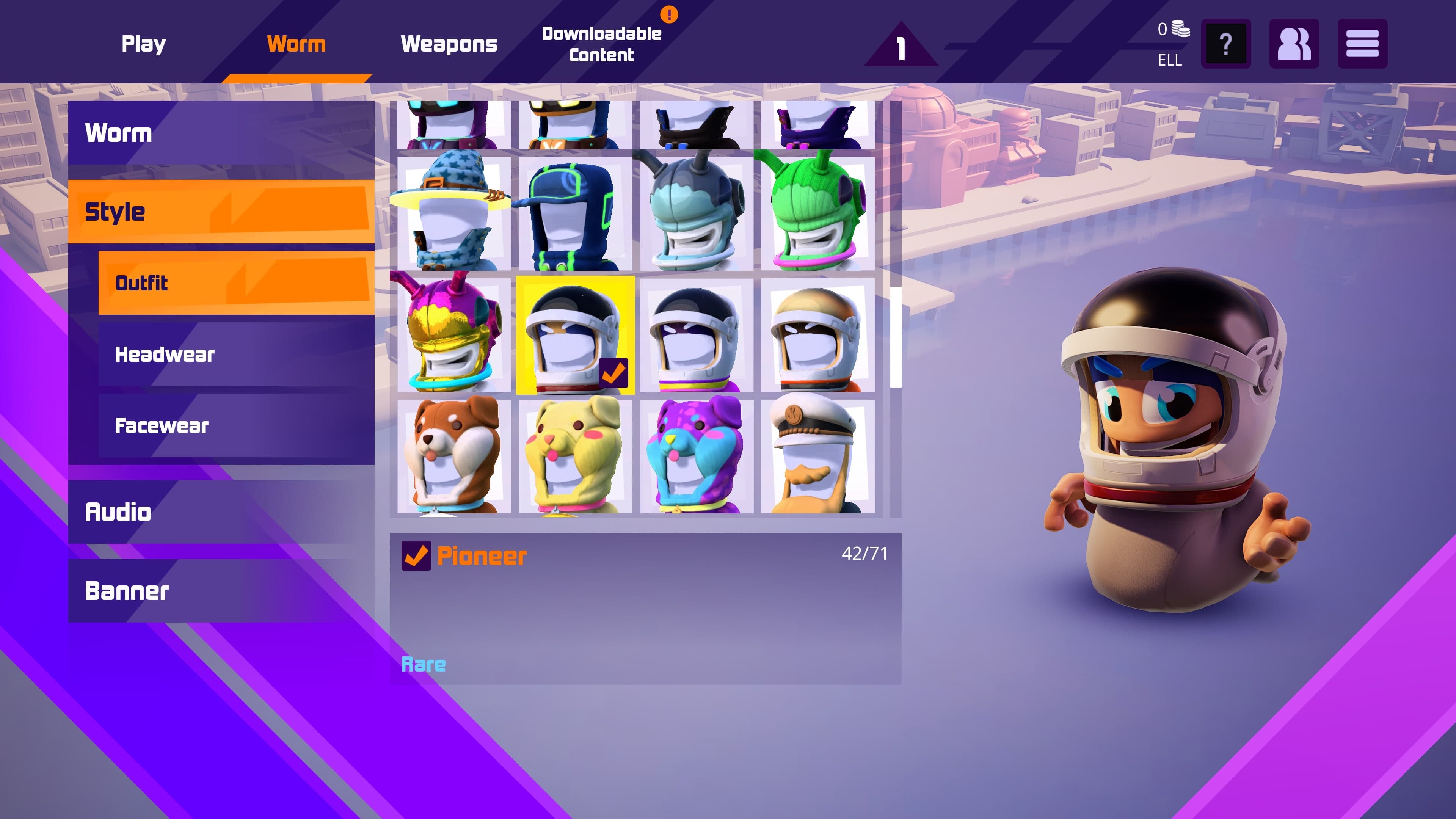 Worms Rumble - Spaceworm and Alien Double Pack: скриншот 4