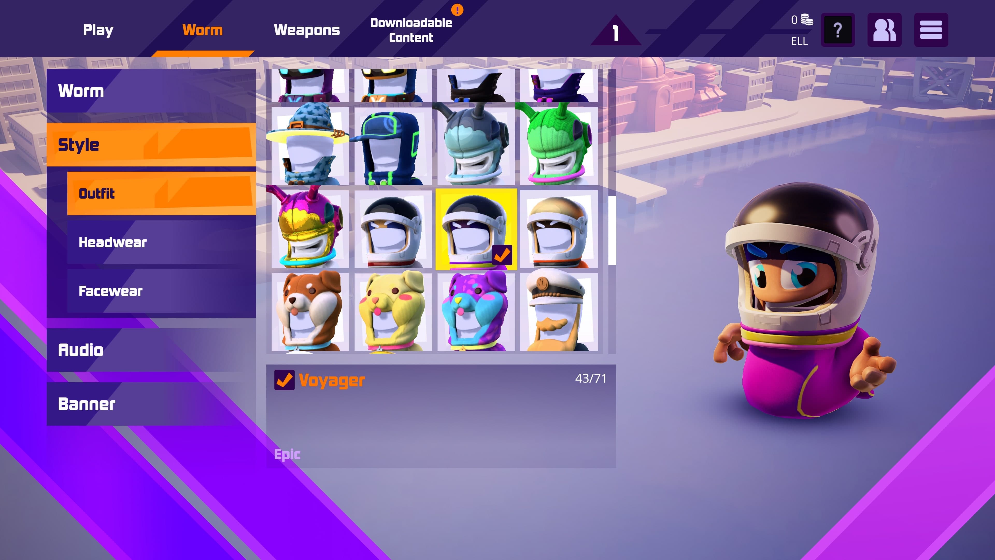 Worms Rumble - Spaceworm and Alien Double Pack: скриншот 2