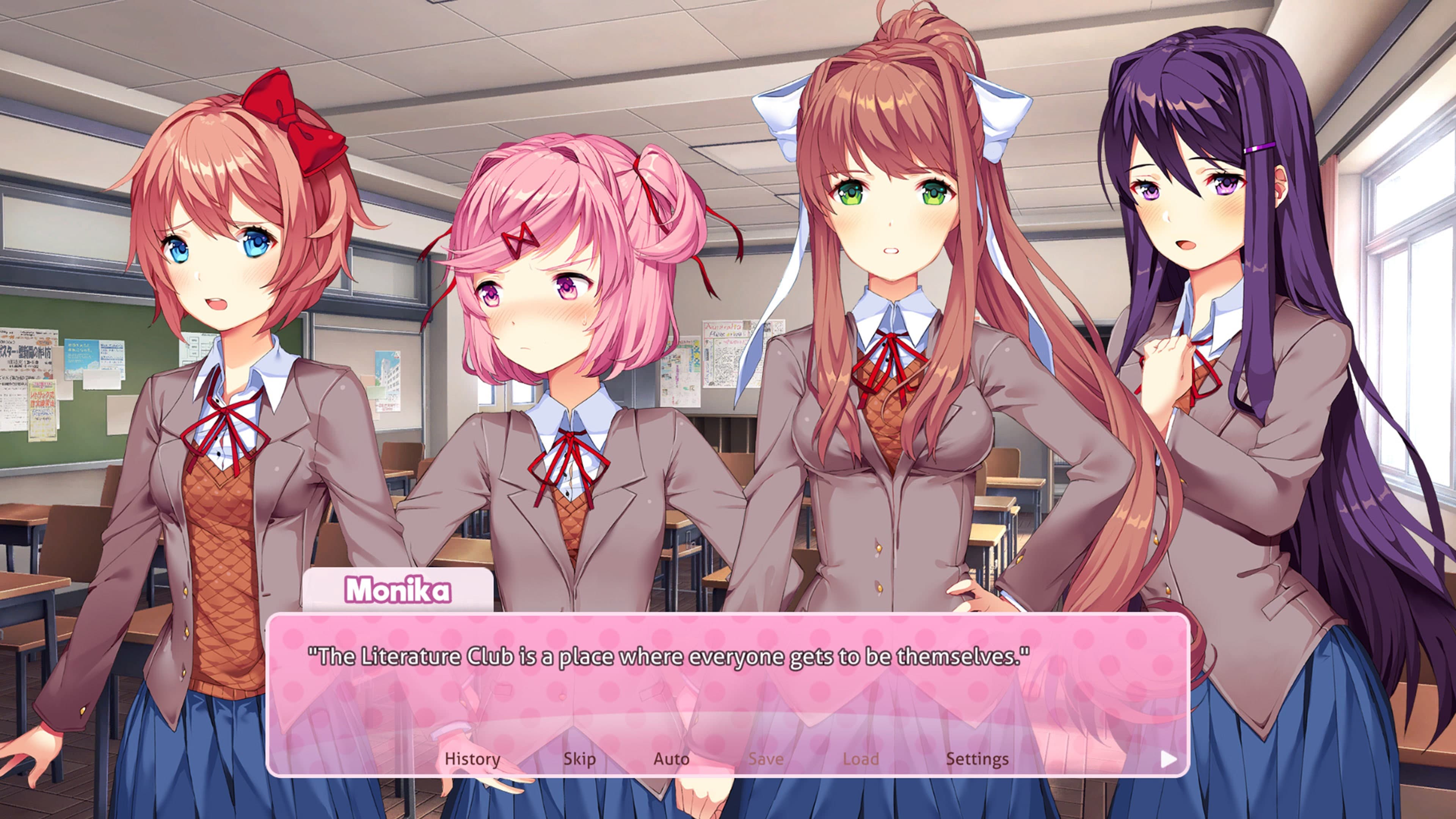 Doki Doki Literature Club Plus!: скриншот 1