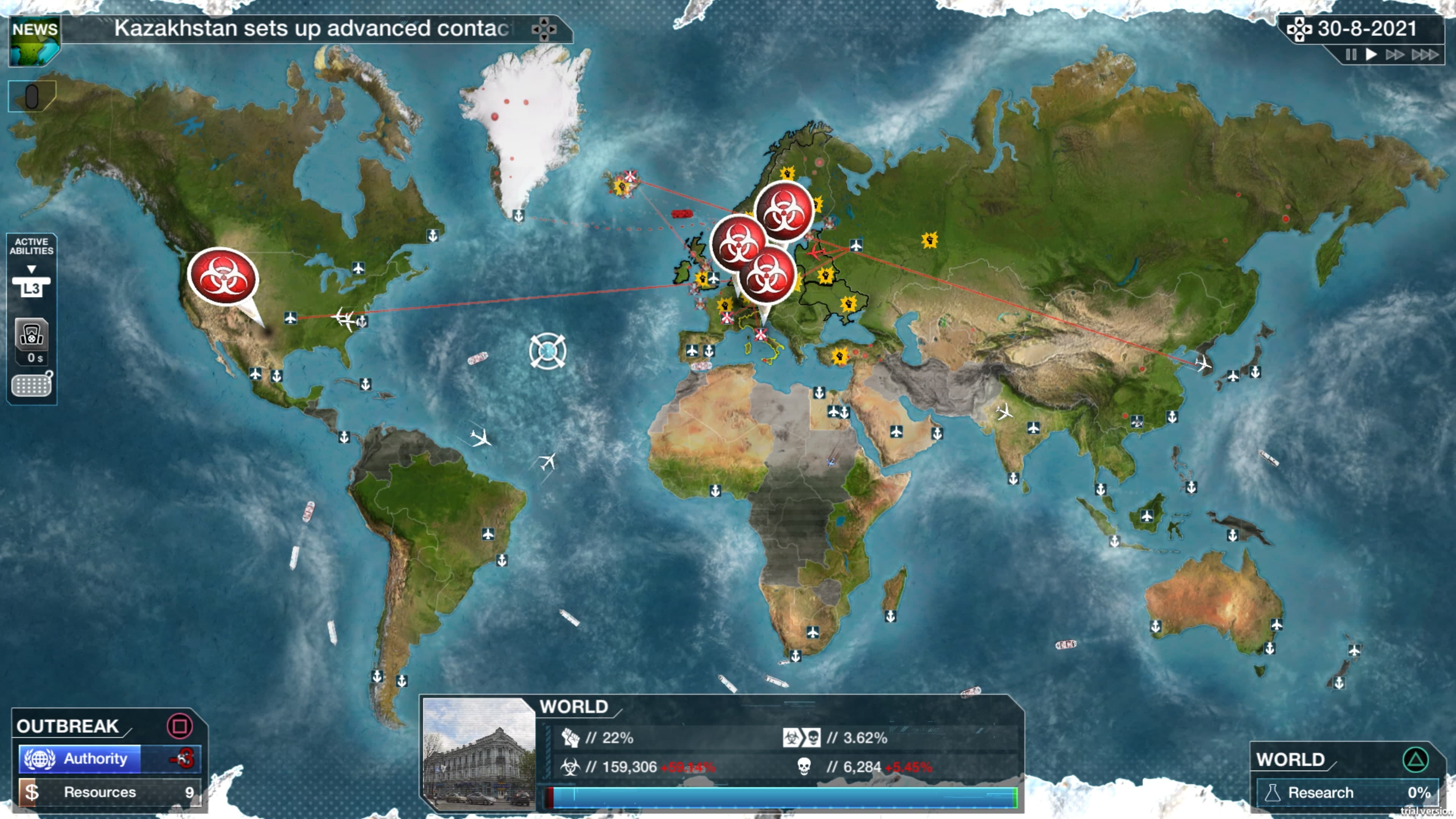 Plague Inc The Cure: скриншот 1