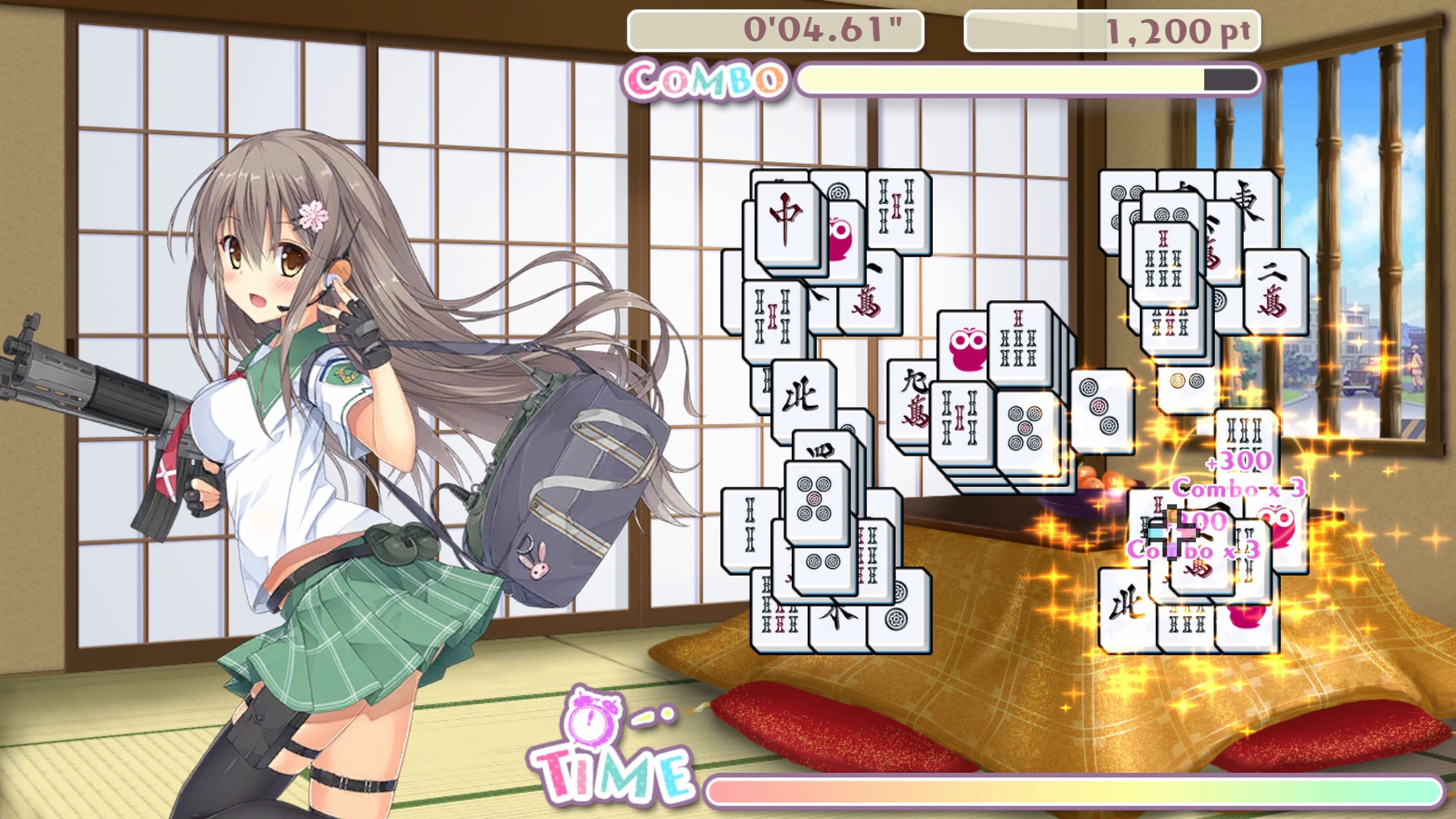 Bishoujo Battle Mahjong Solitaire: скриншот 6