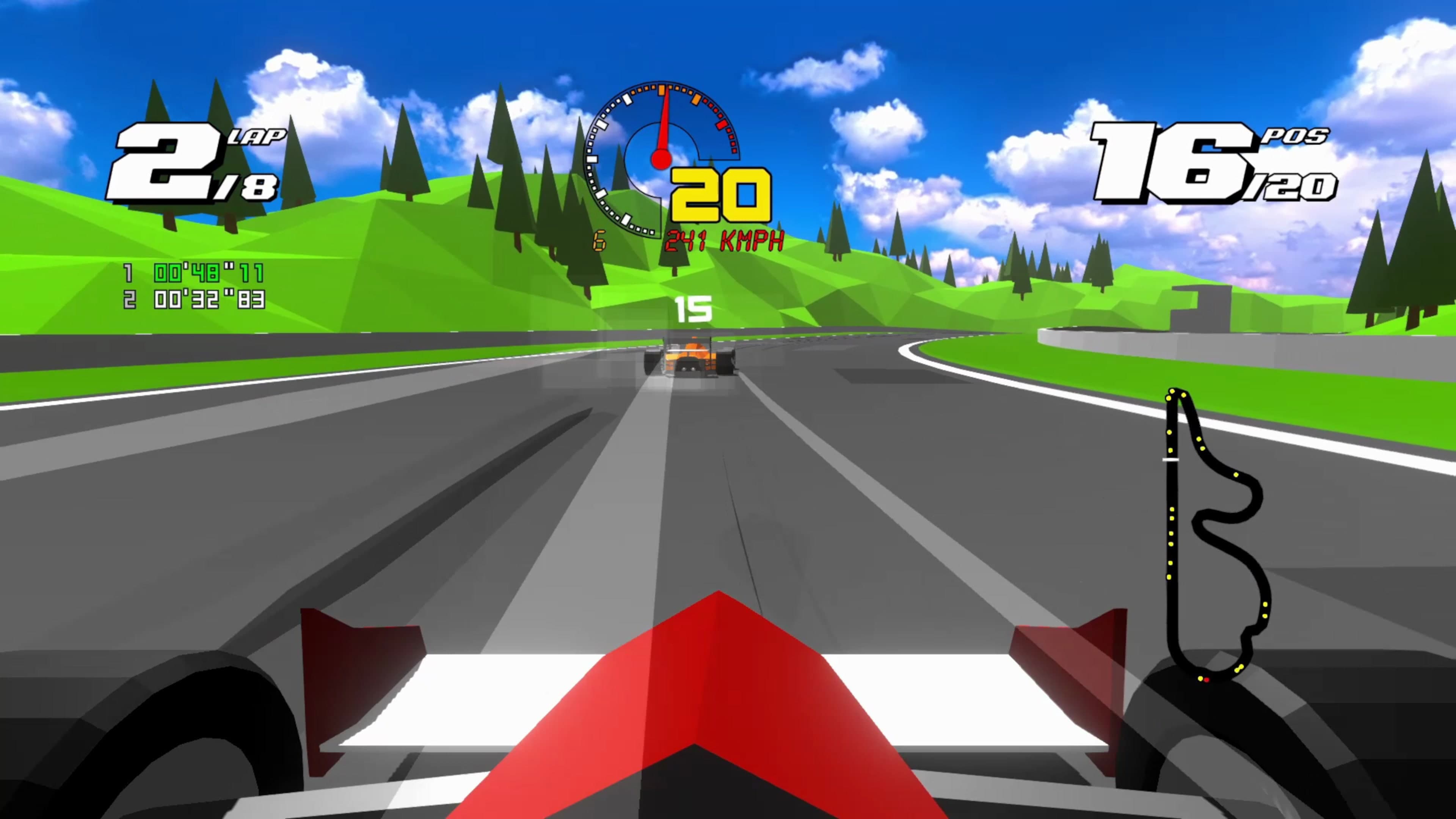 Formula Retro Racing: скриншот 1