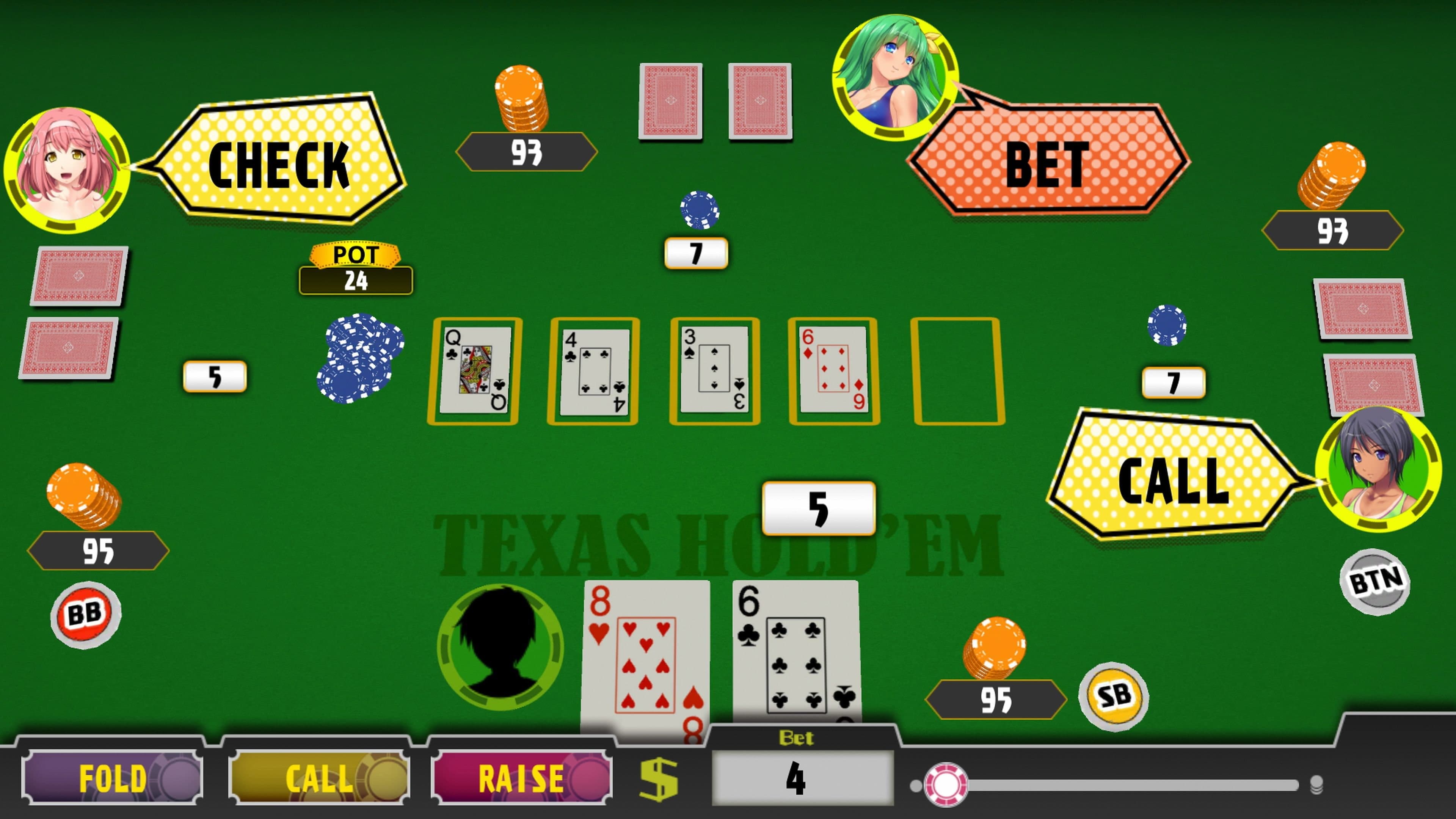 Poker Pretty Girls Battle: Texas Hold'em: скриншот 5
