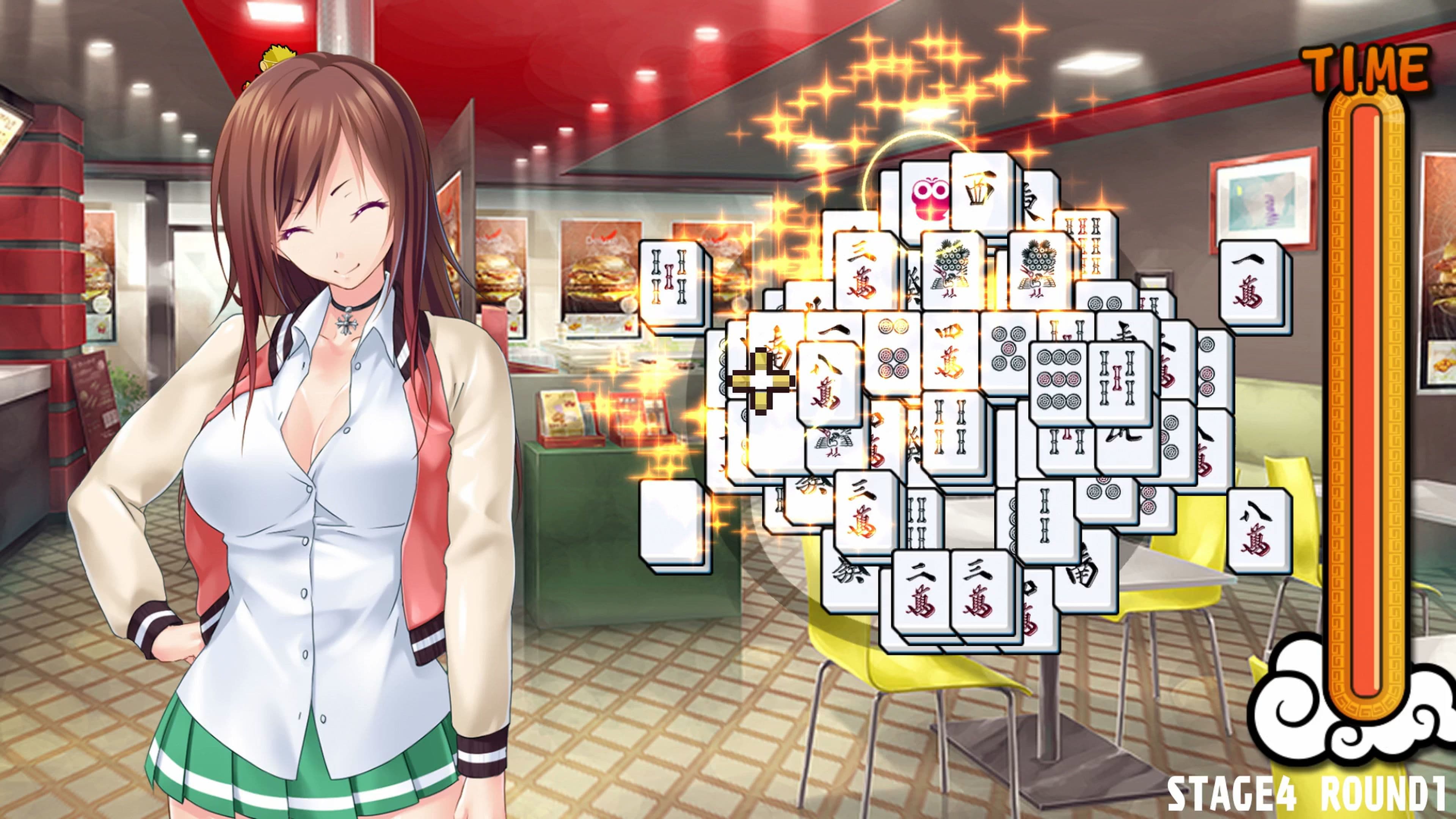 Pretty Girls Mahjong Solitaire: скриншот 2