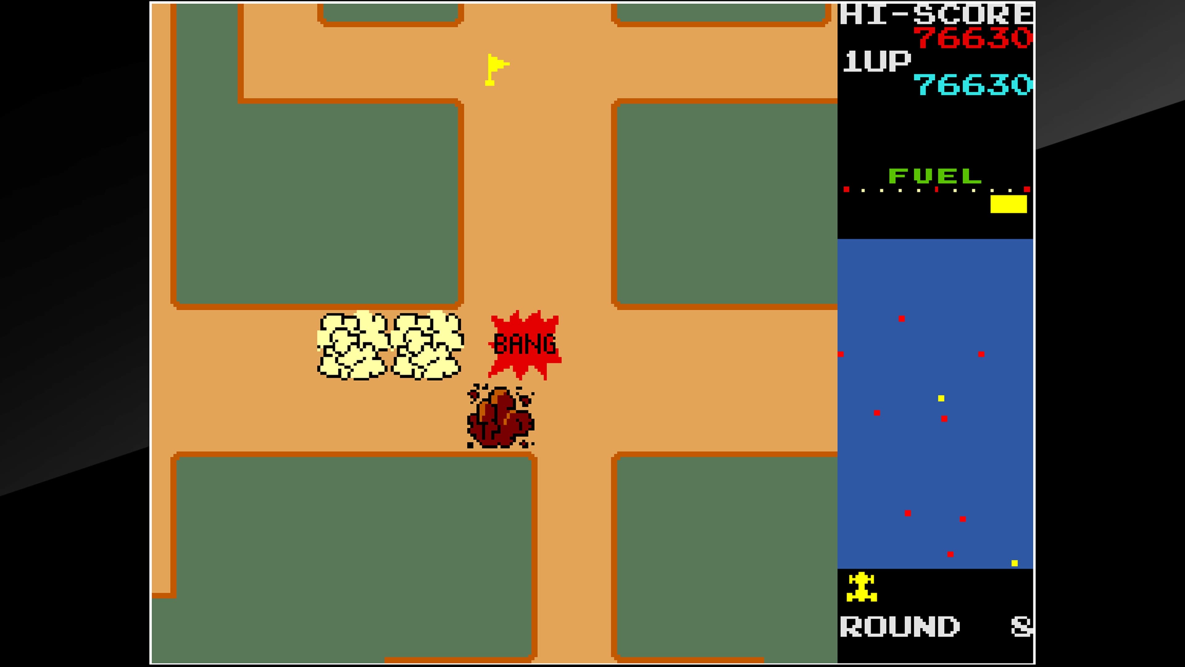 Arcade Archives RALLY X: скриншот 1