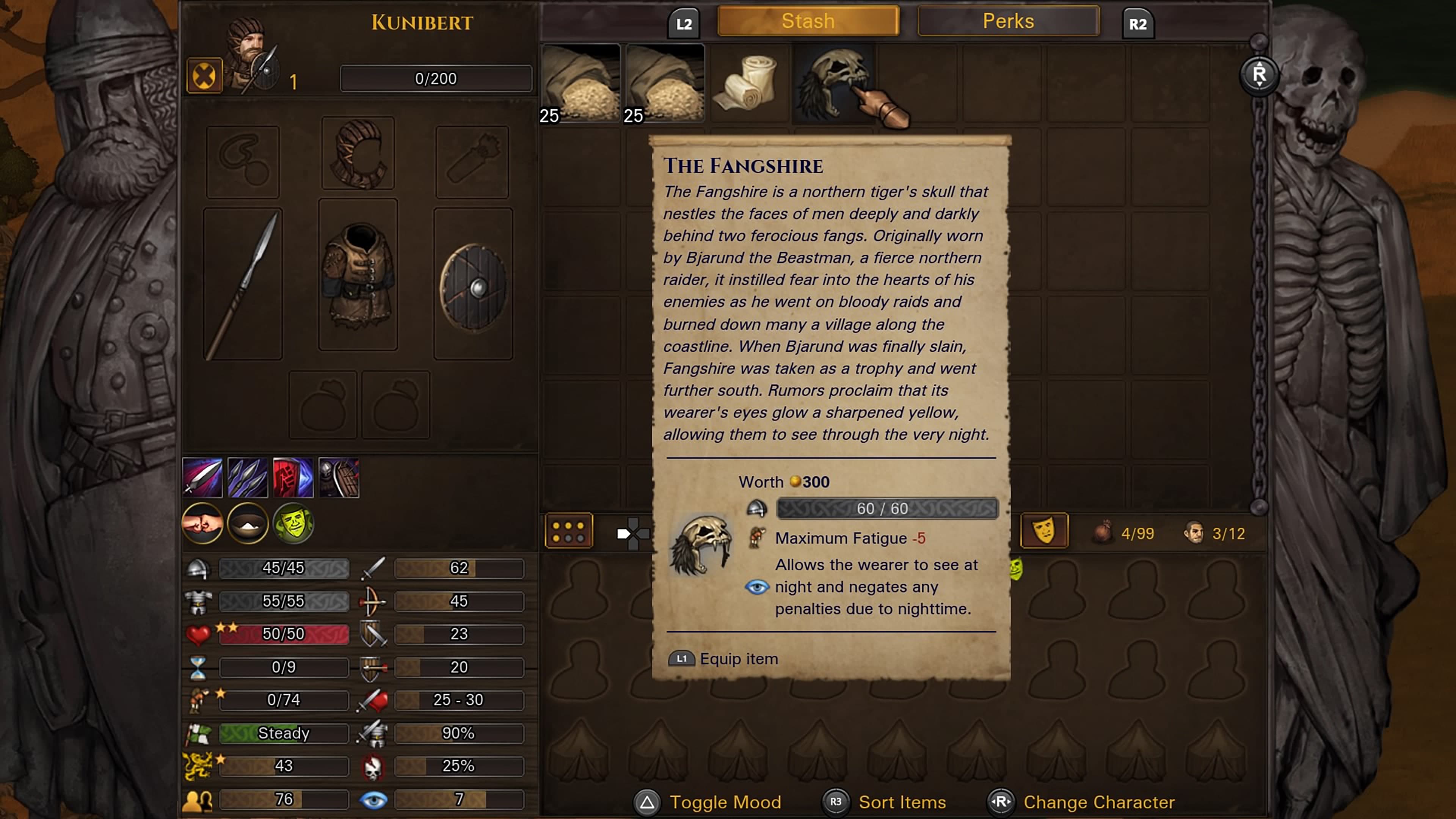 Battle Brothers – Support the Developers & Fangshire Helm: скриншот 1