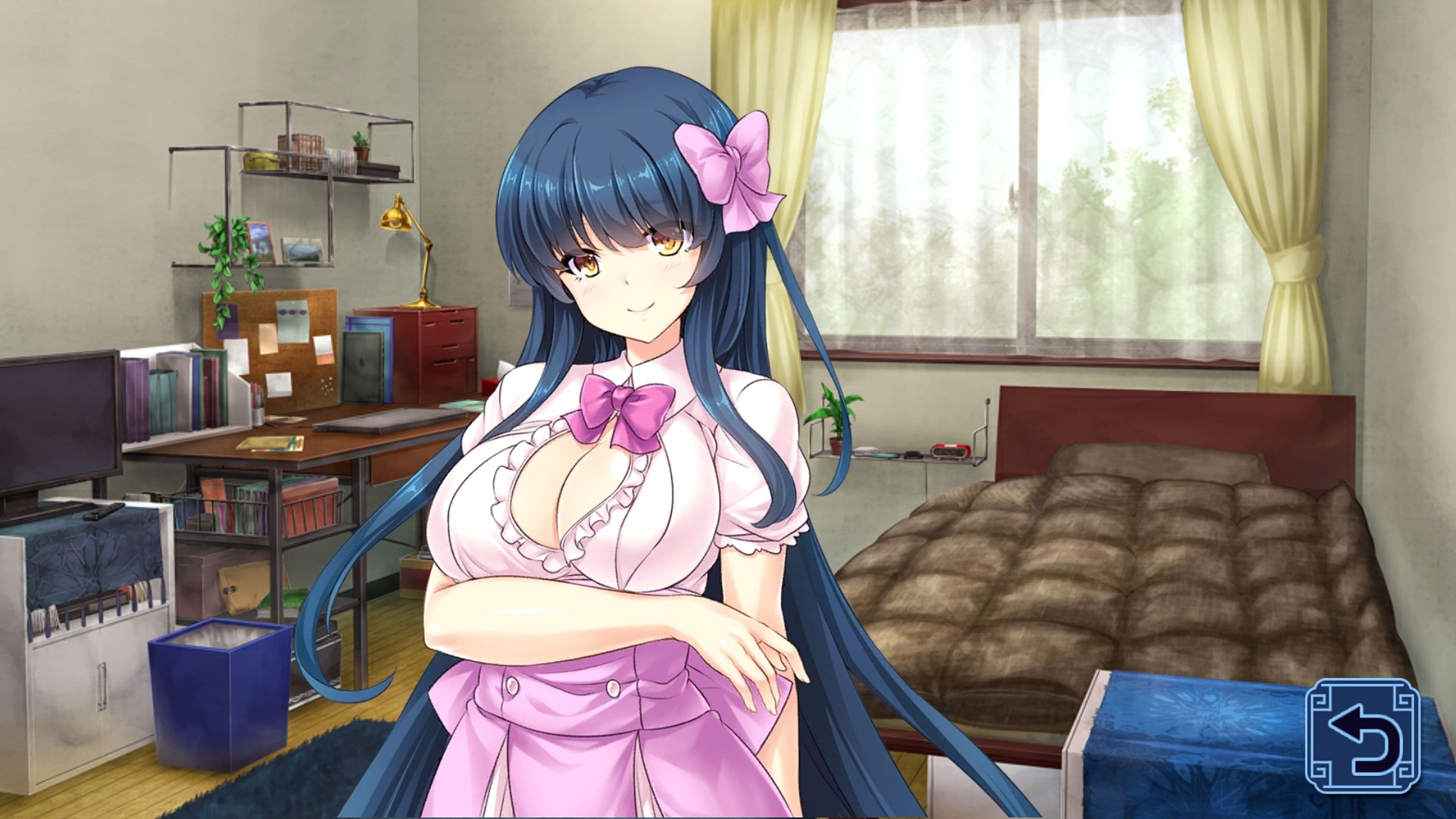 Pretty Girls Mahjong Solitaire - Blue: скриншот 2