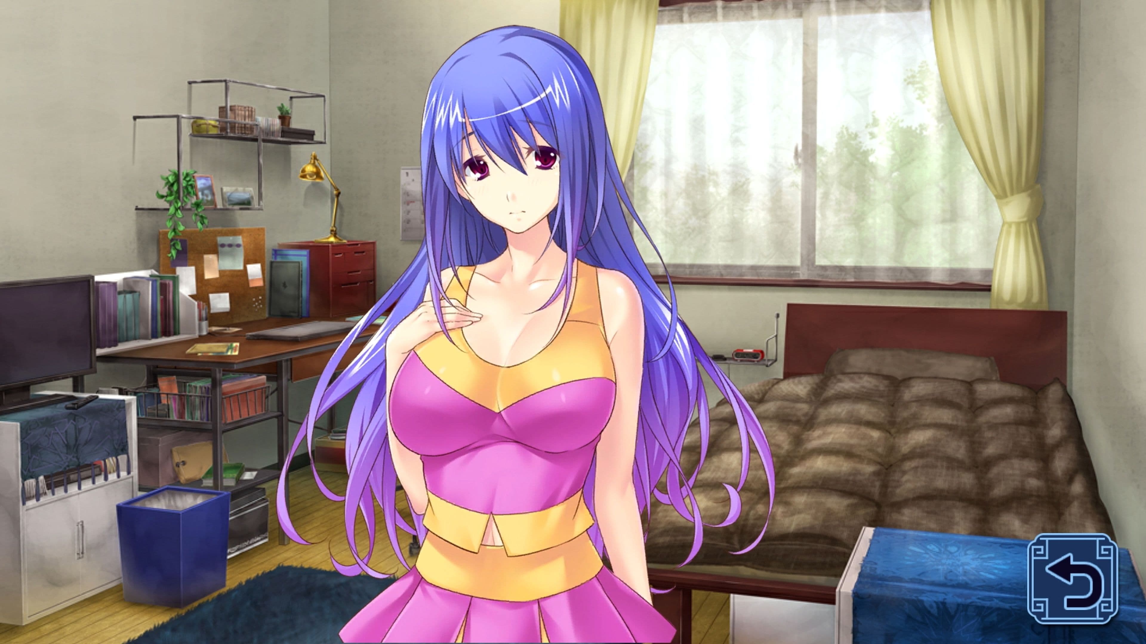 Pretty Girls Mahjong Solitaire - Blue: скриншот 3