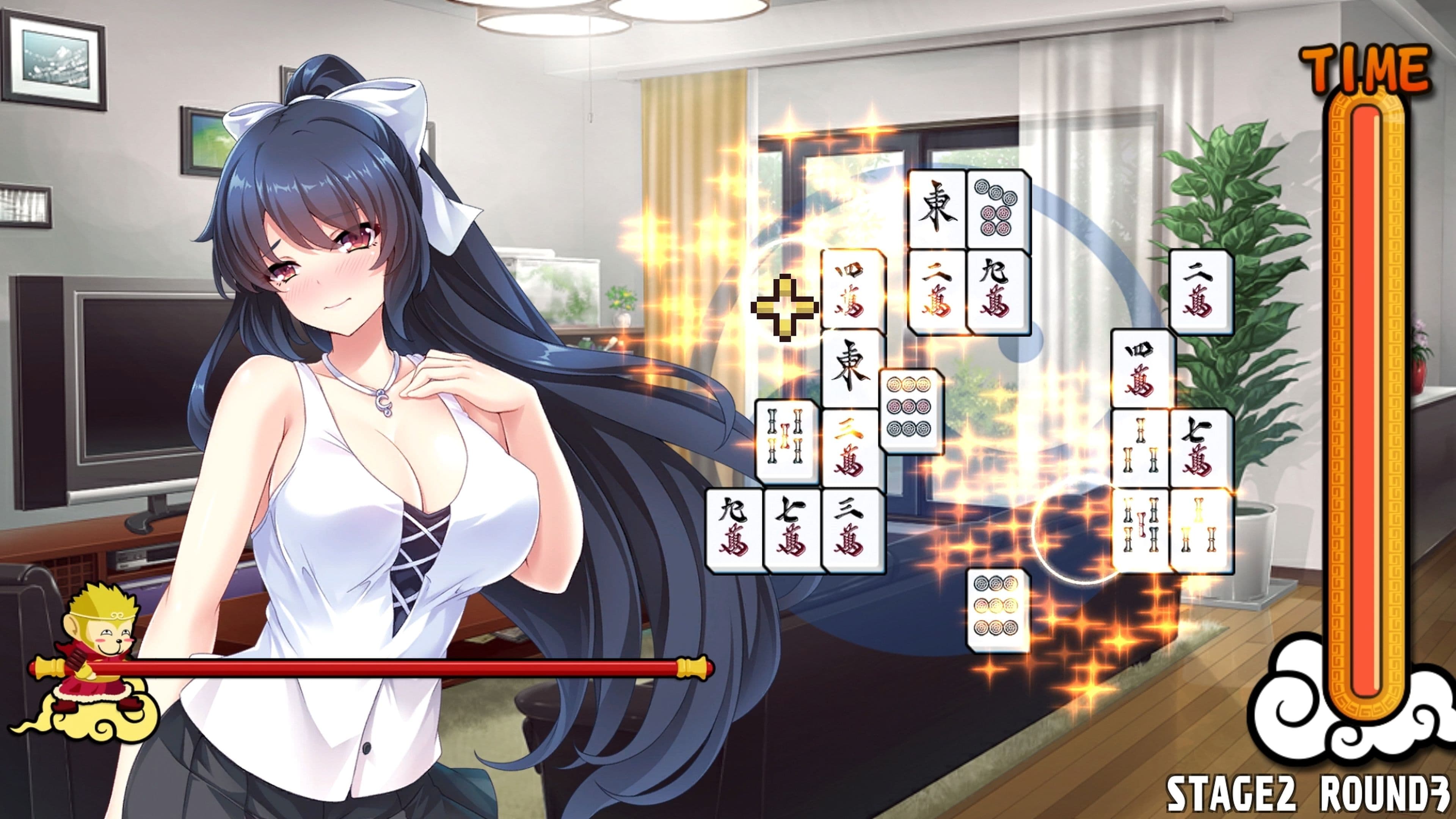 Pretty Girls Mahjong Solitaire - Blue: скриншот 5