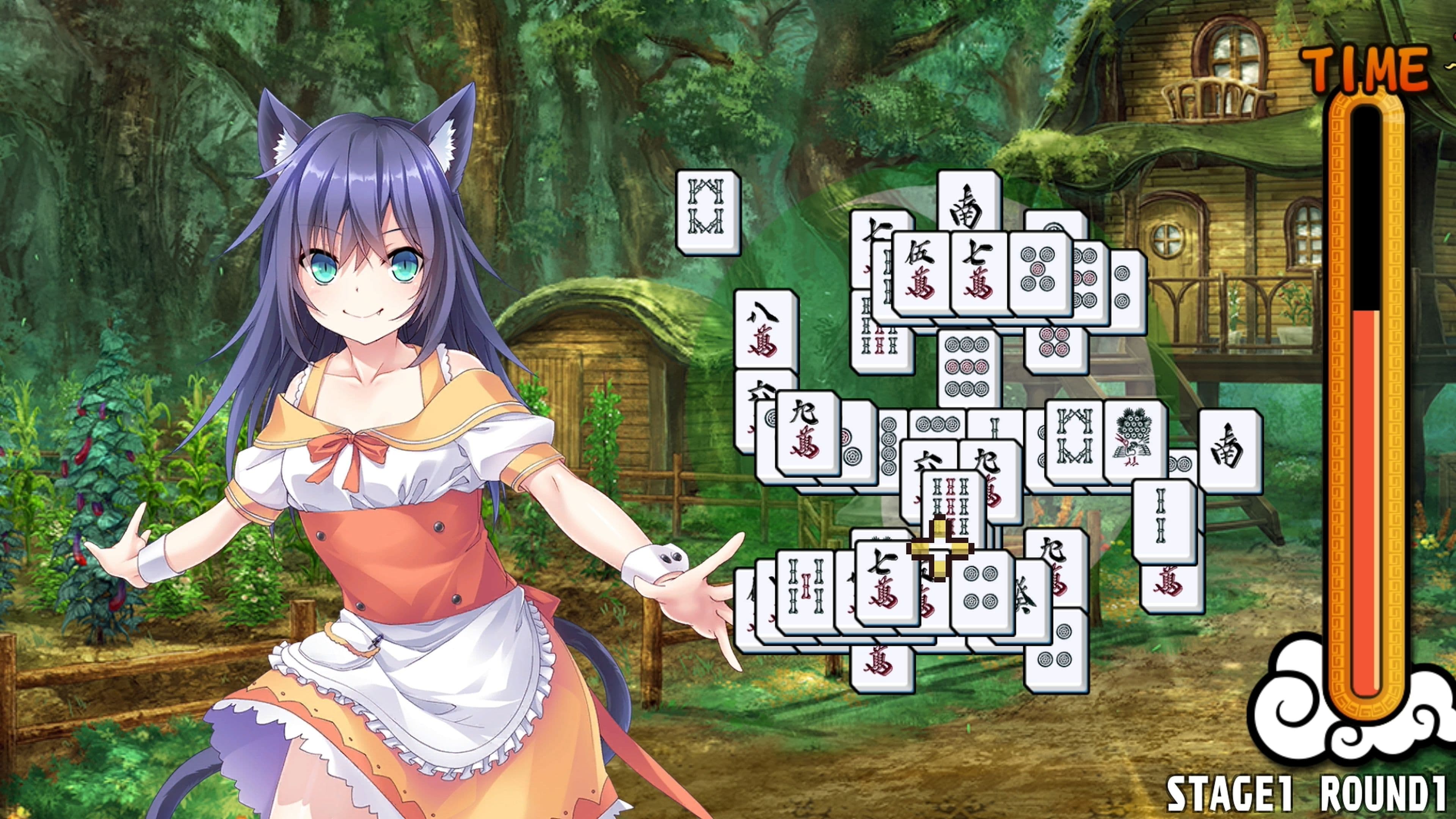 Pretty Girls Mahjong Solitaire Green + Blue Bundle: скриншот 6
