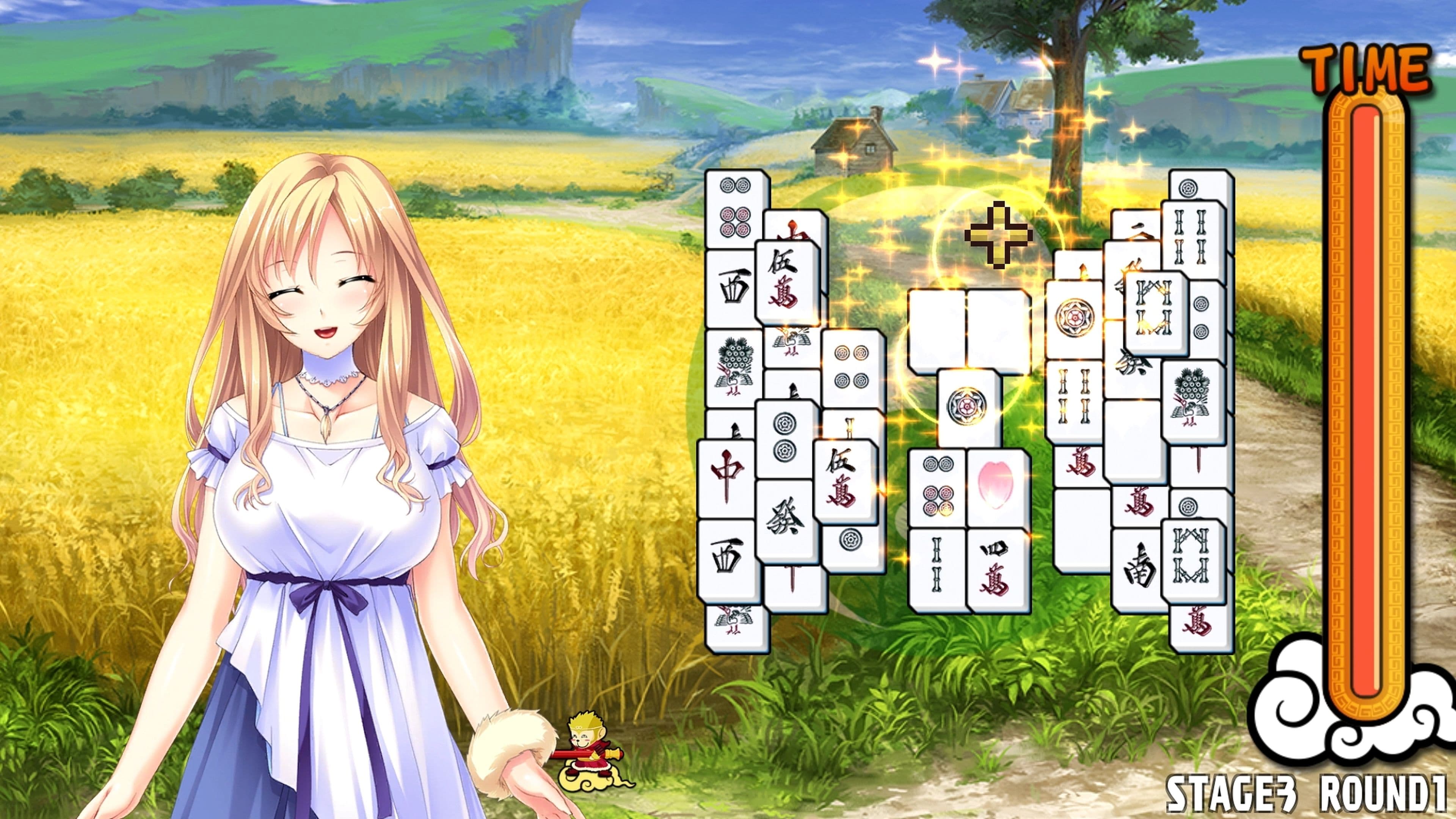 Pretty Girls Mahjong Solitaire - Green: скриншот 6