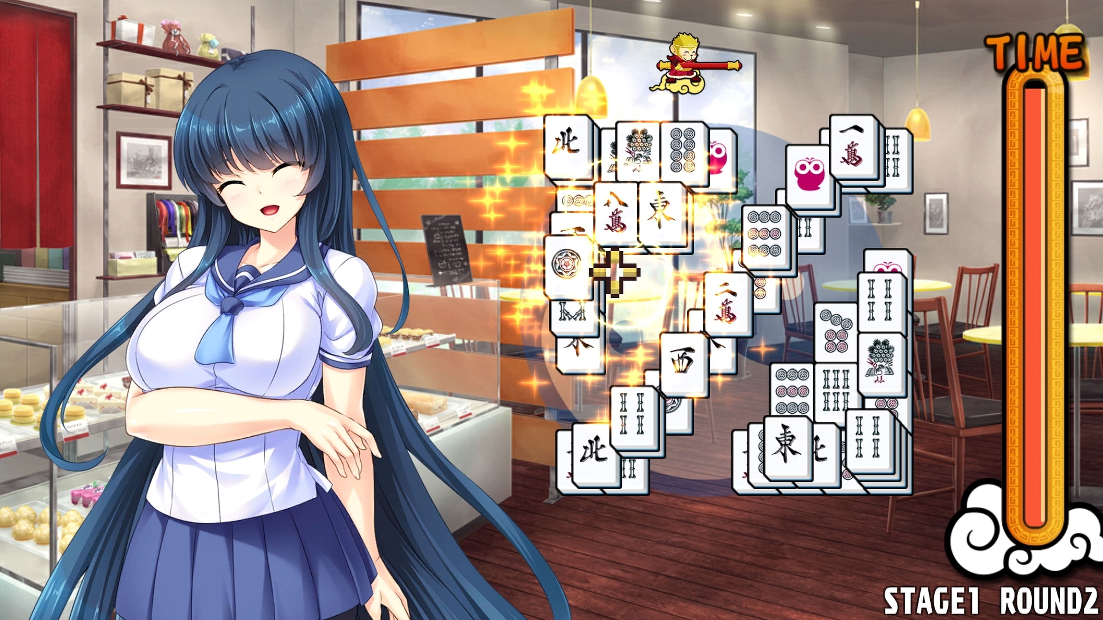 Pretty Girls Mahjong Solitaire Green + Blue Bundle: скриншот 7